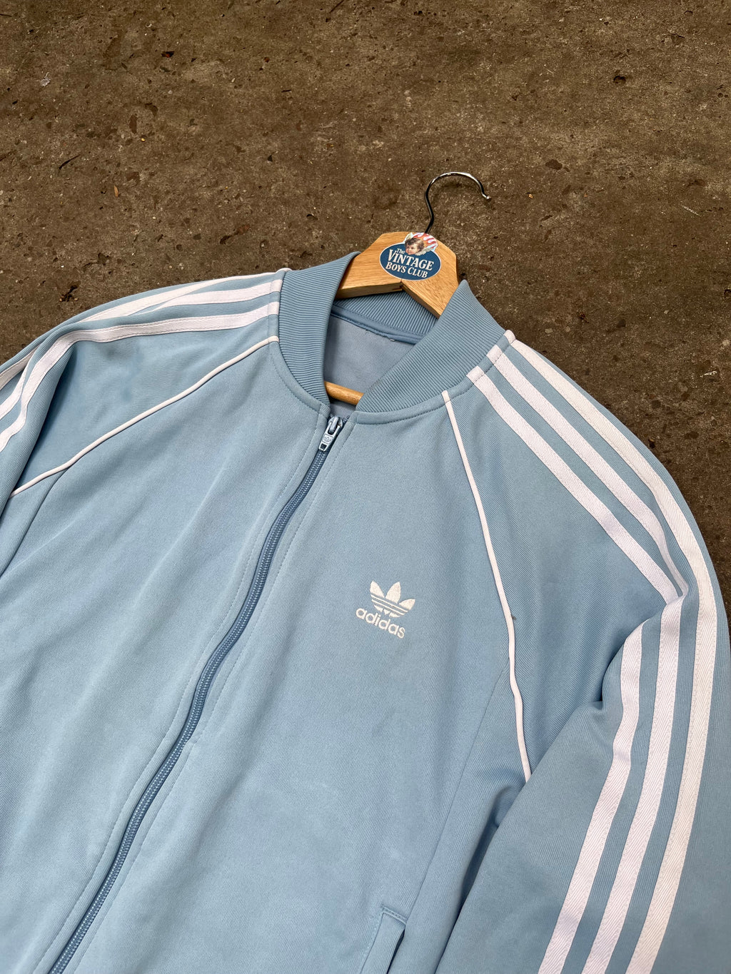 Campera Adidas sst Celeste Original
