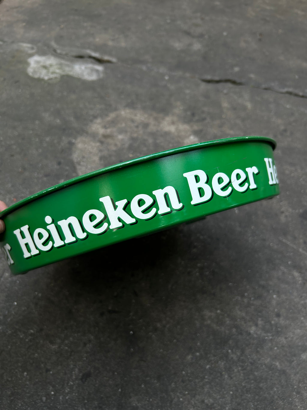 Bandeja de Cerveza Heineken de Chapa vintage