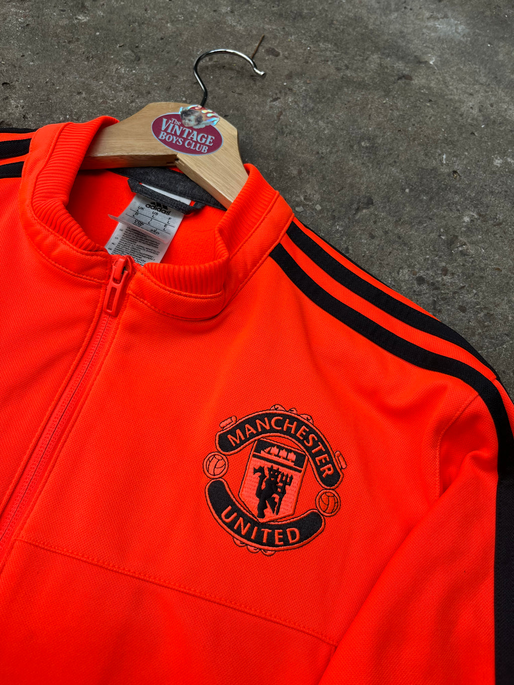 Campera Manchester United 2016 Naranja Fluor Original