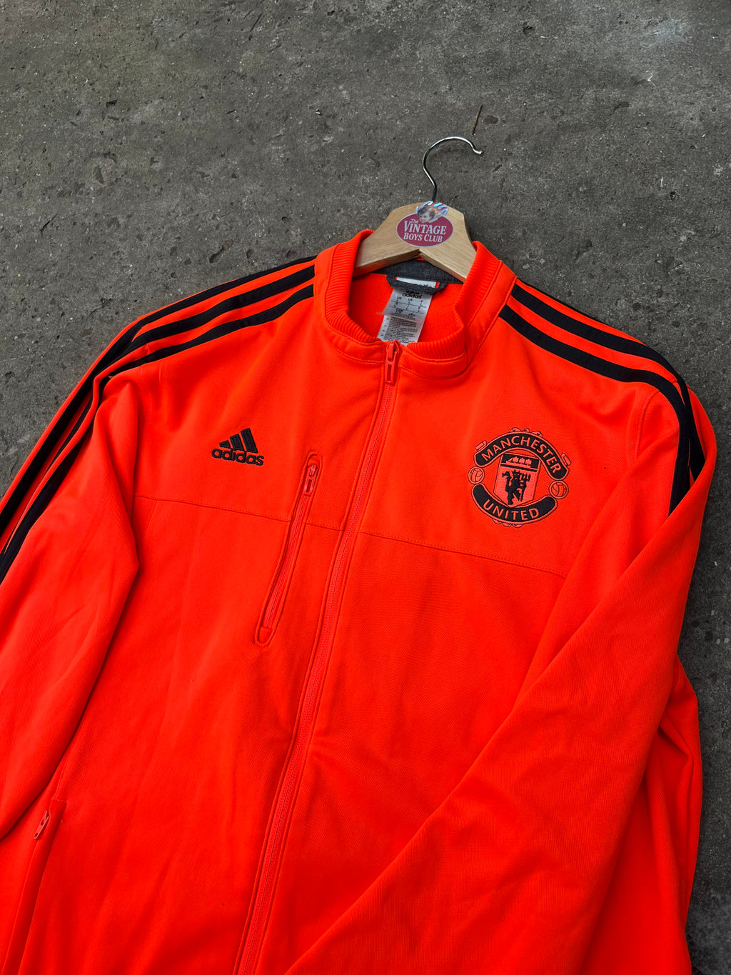 Campera Manchester United 2016 Naranja Fluor Original