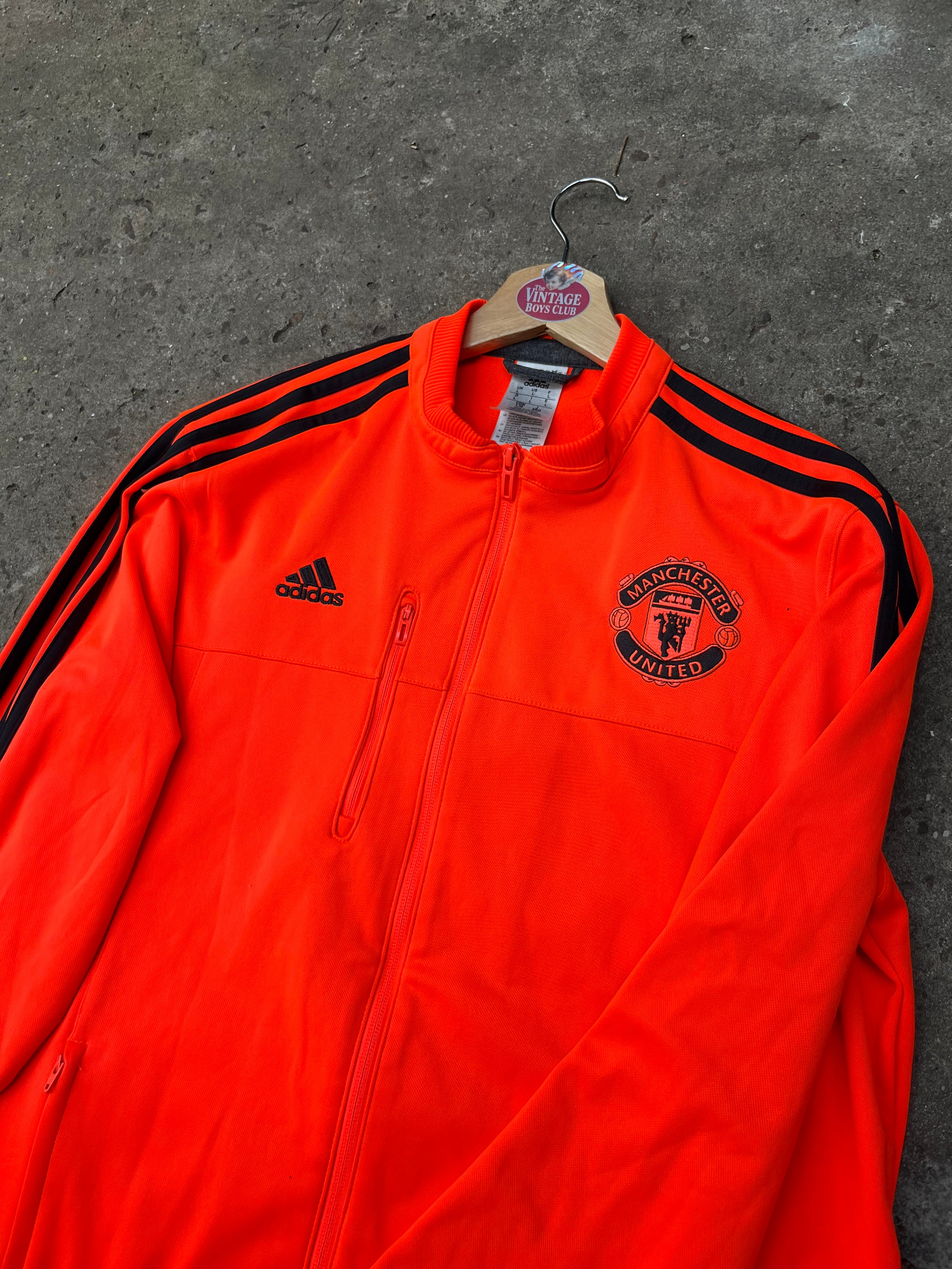 Campera Manchester United 2016 Naranja Fluor Original
