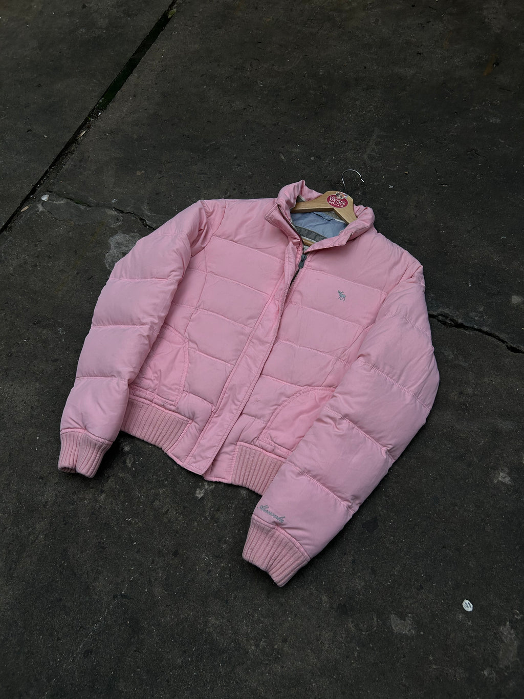 Puffer Abercrombie de Pluma Original