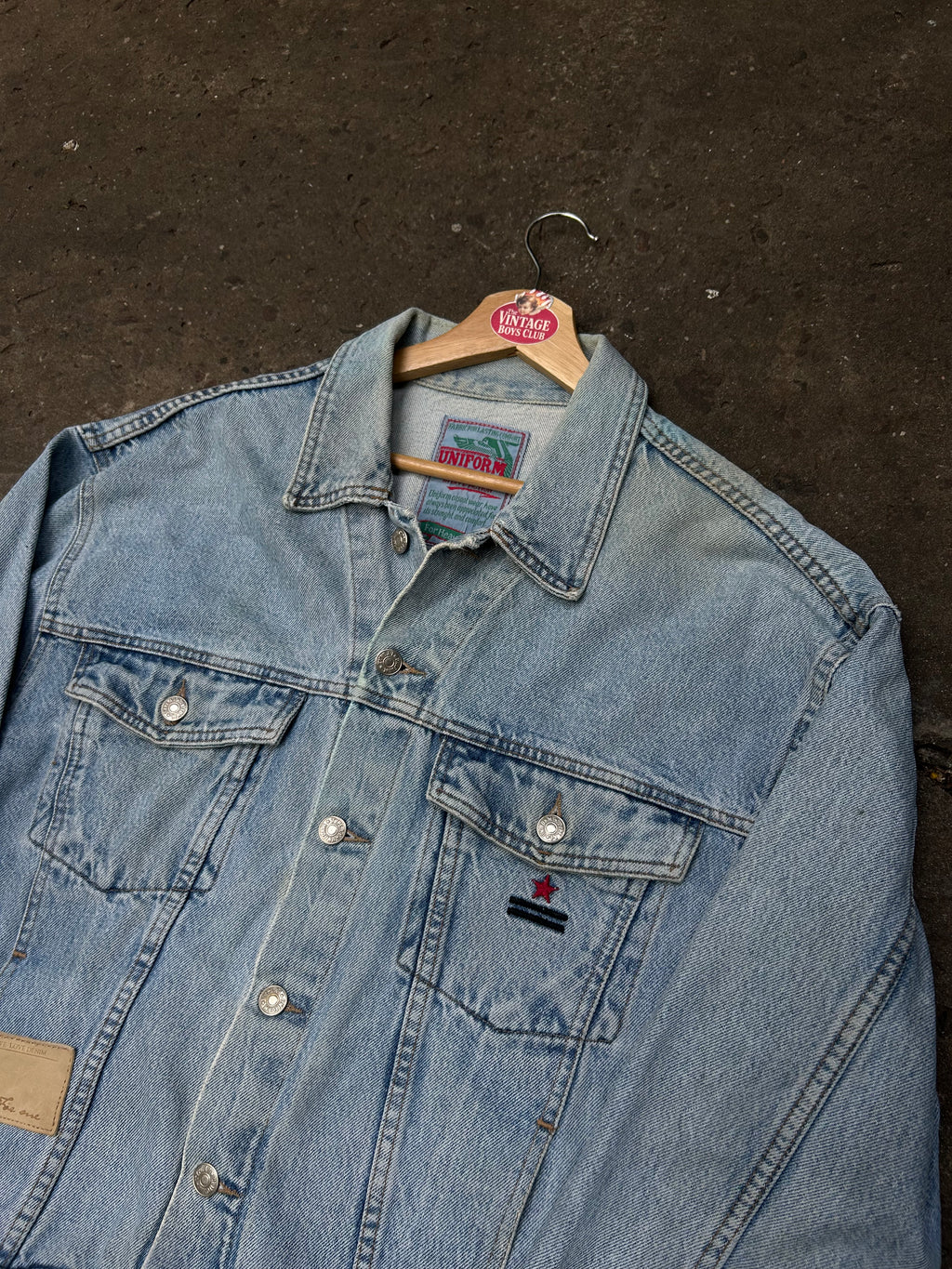 Campera Jean Uniform Vintage Original