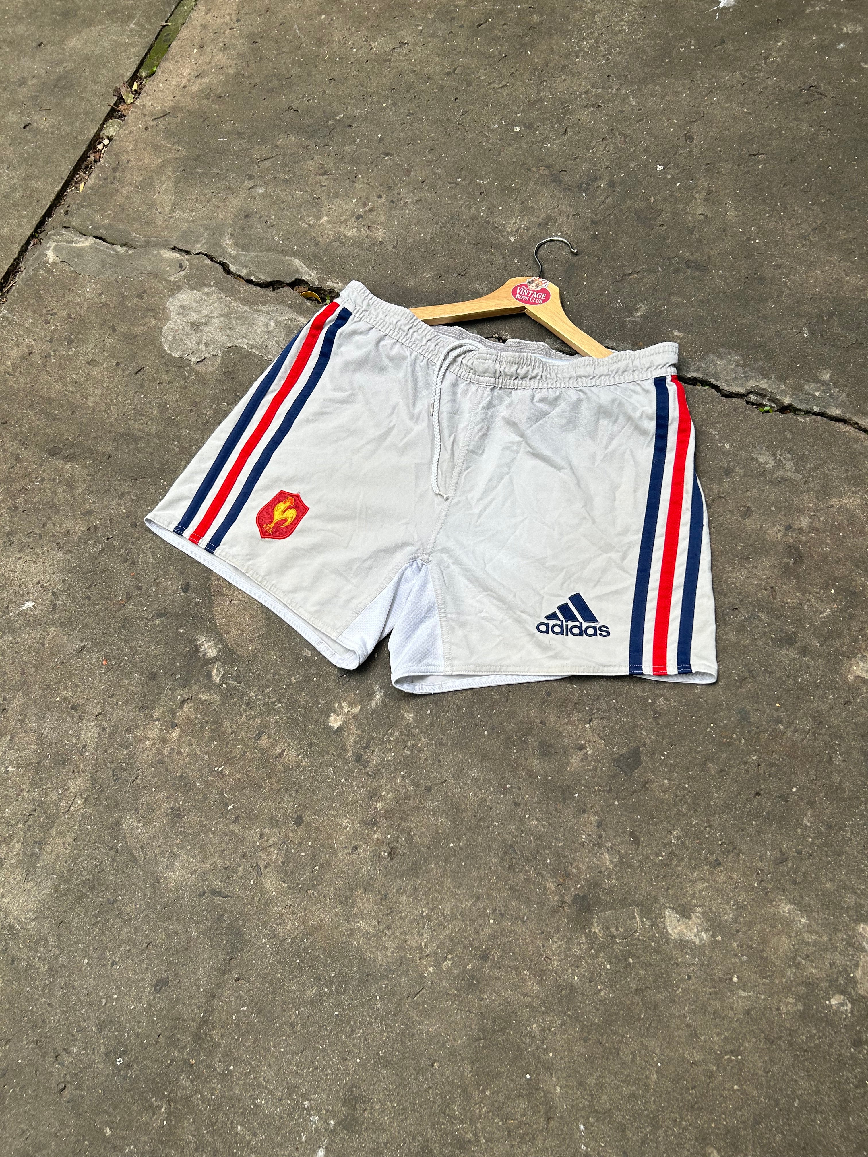 Short Francia Rugby Adidas Blanco Original