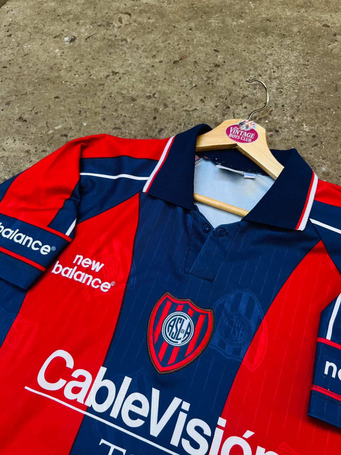 Camiseta San Lorenzo 1998 New Balance de Juego del Colorado Lussenhoff