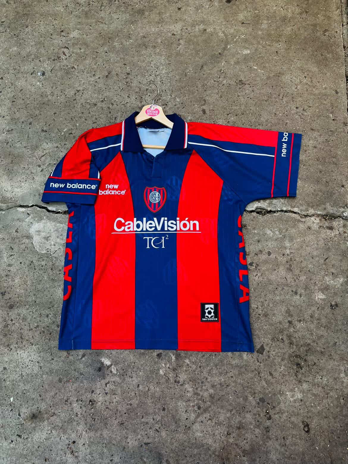 Camiseta San Lorenzo 1998 New Balance de Juego del Colorado Lussenhoff