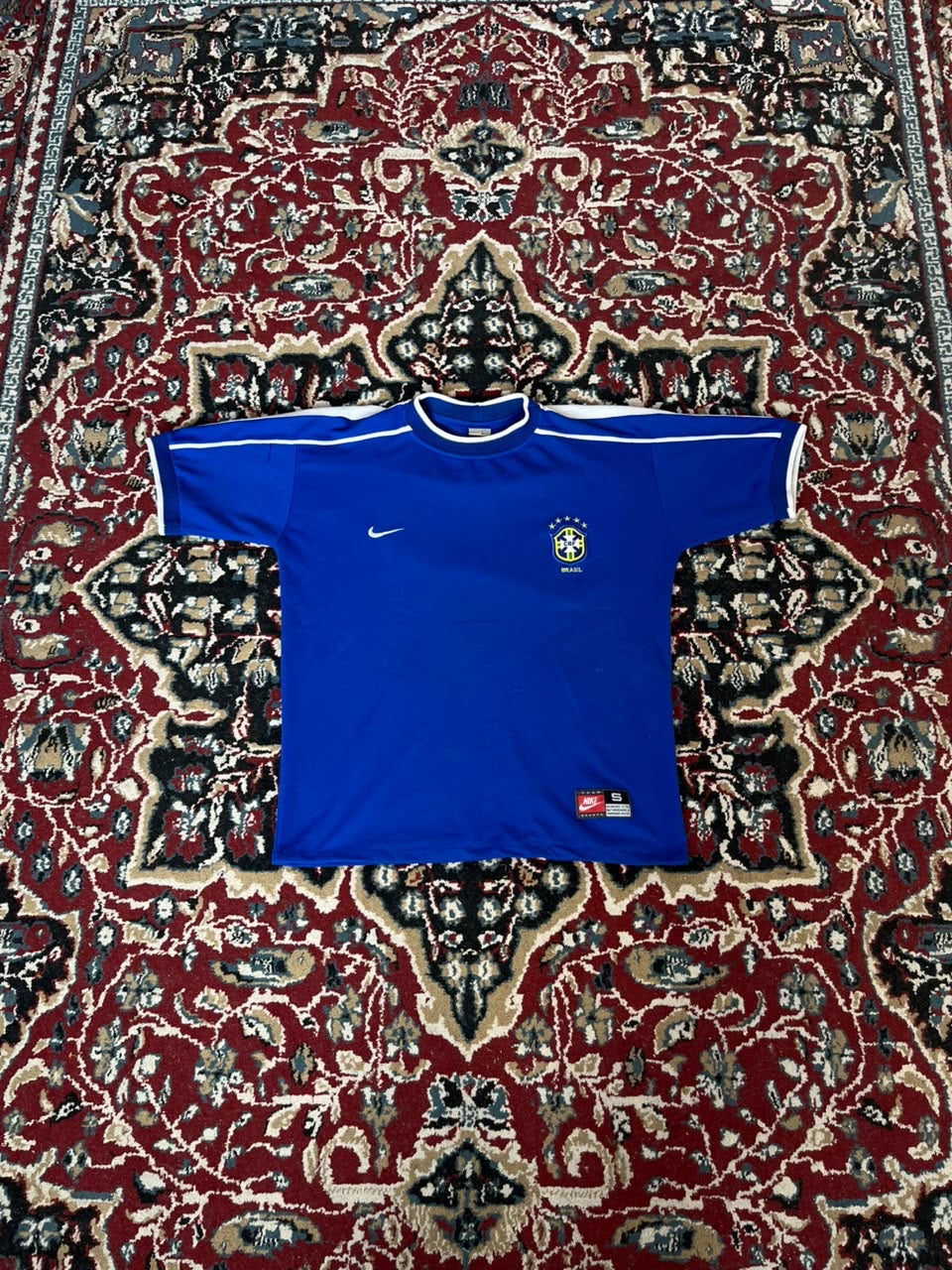 Camiseta Brasil 1998 Suplente