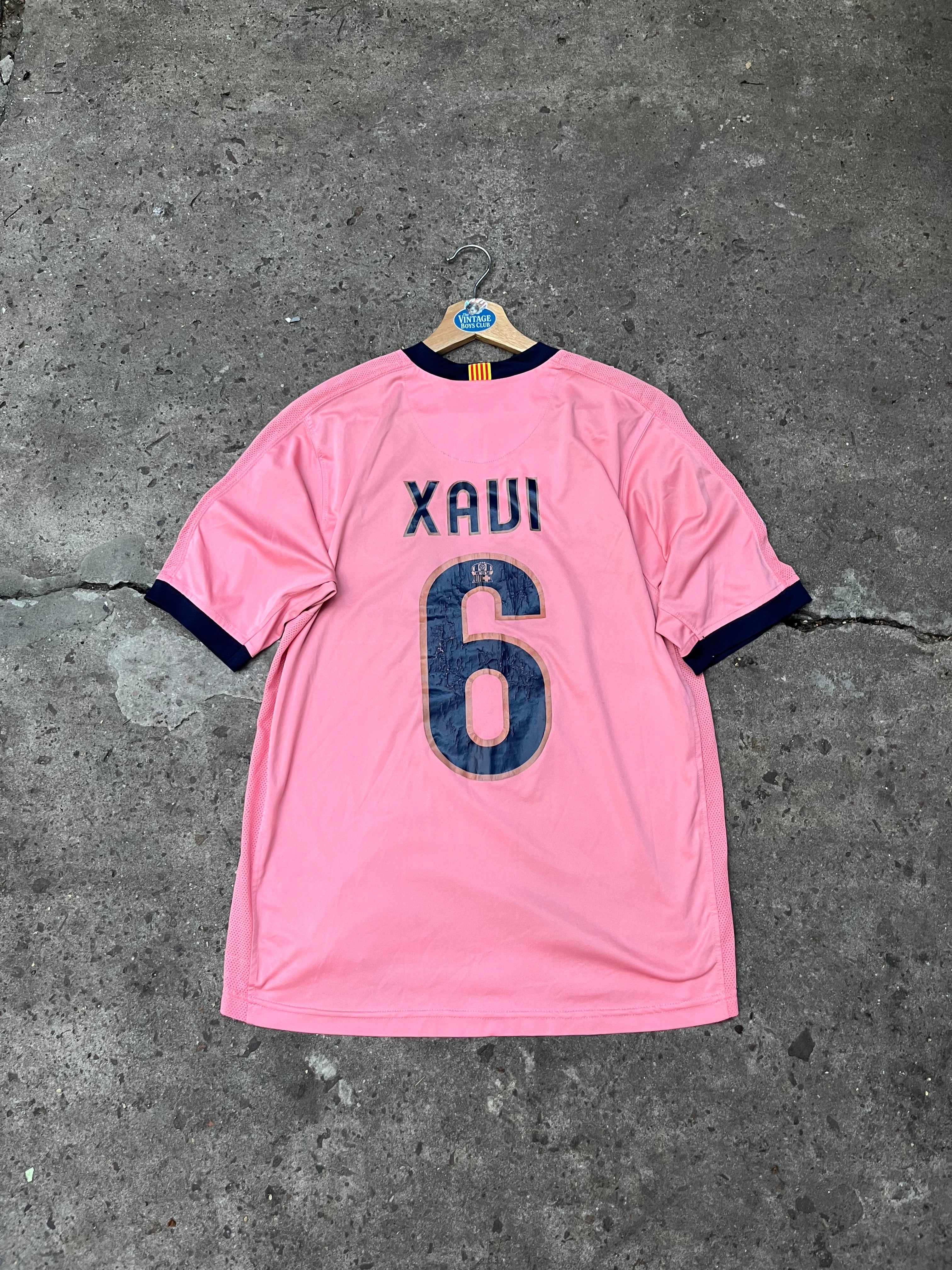 Camiseta Barcelona 2009 Rosa de Xavi