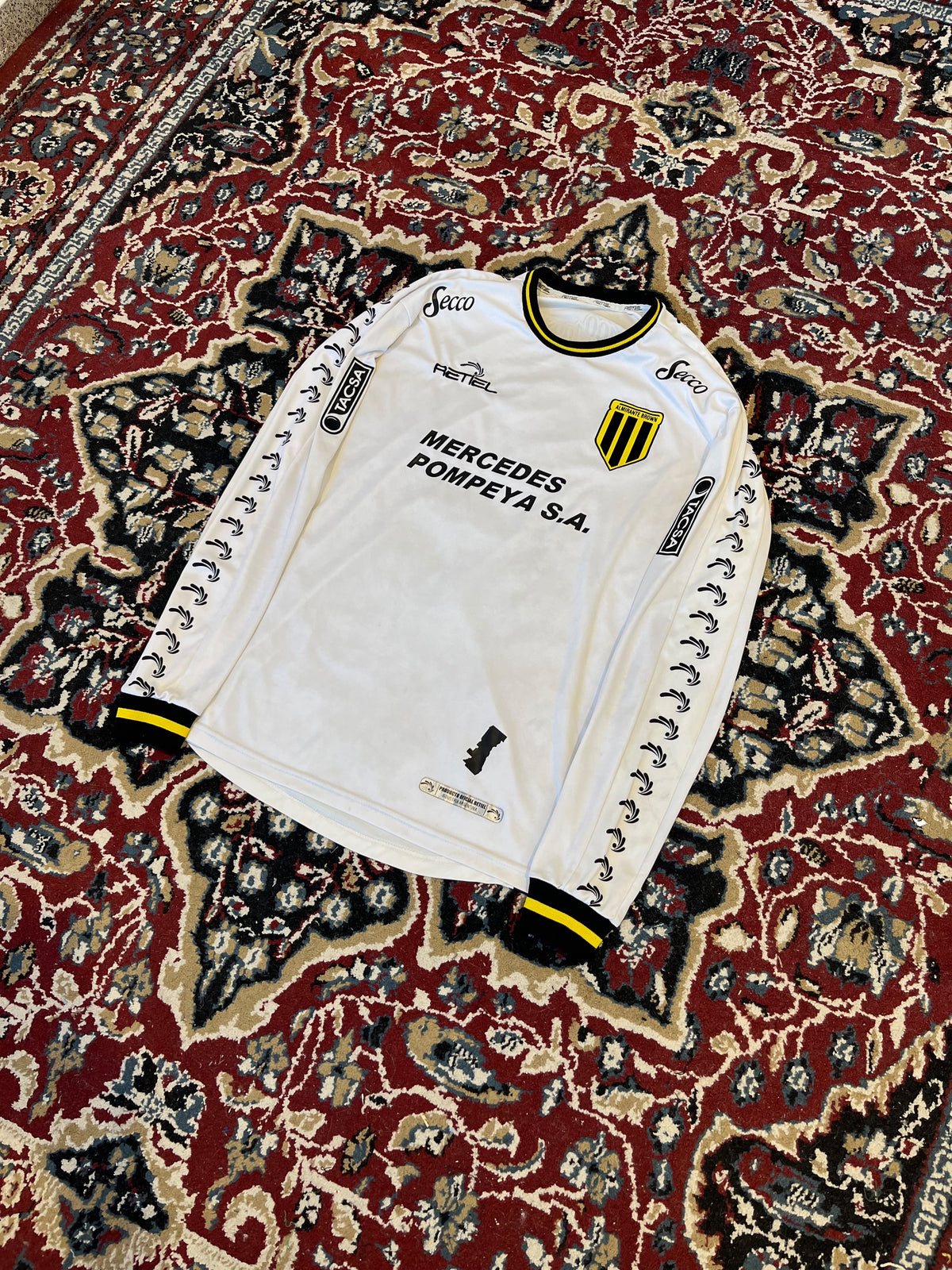 Camiseta Almirante Brown Retiel Manga Larga de Juego