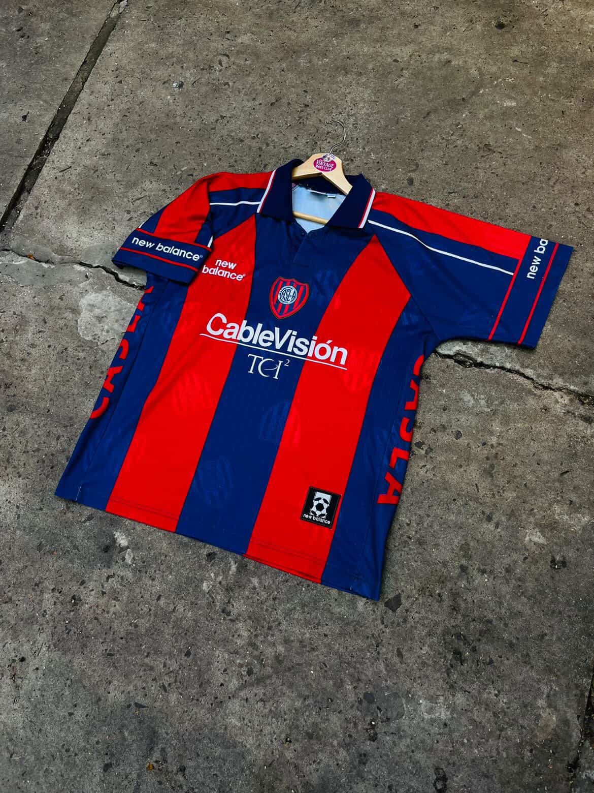 Camiseta San Lorenzo 1998 New Balance de Juego del Colorado Lussenhoff