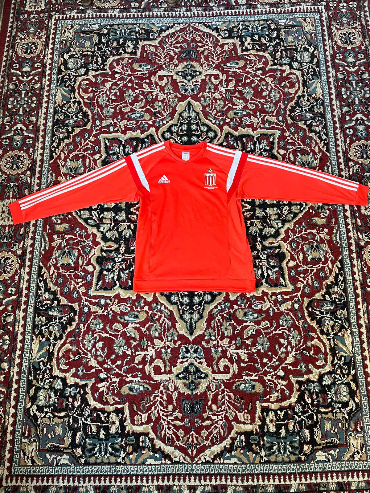 Buzo Estudiantes Adidas Salmon Original