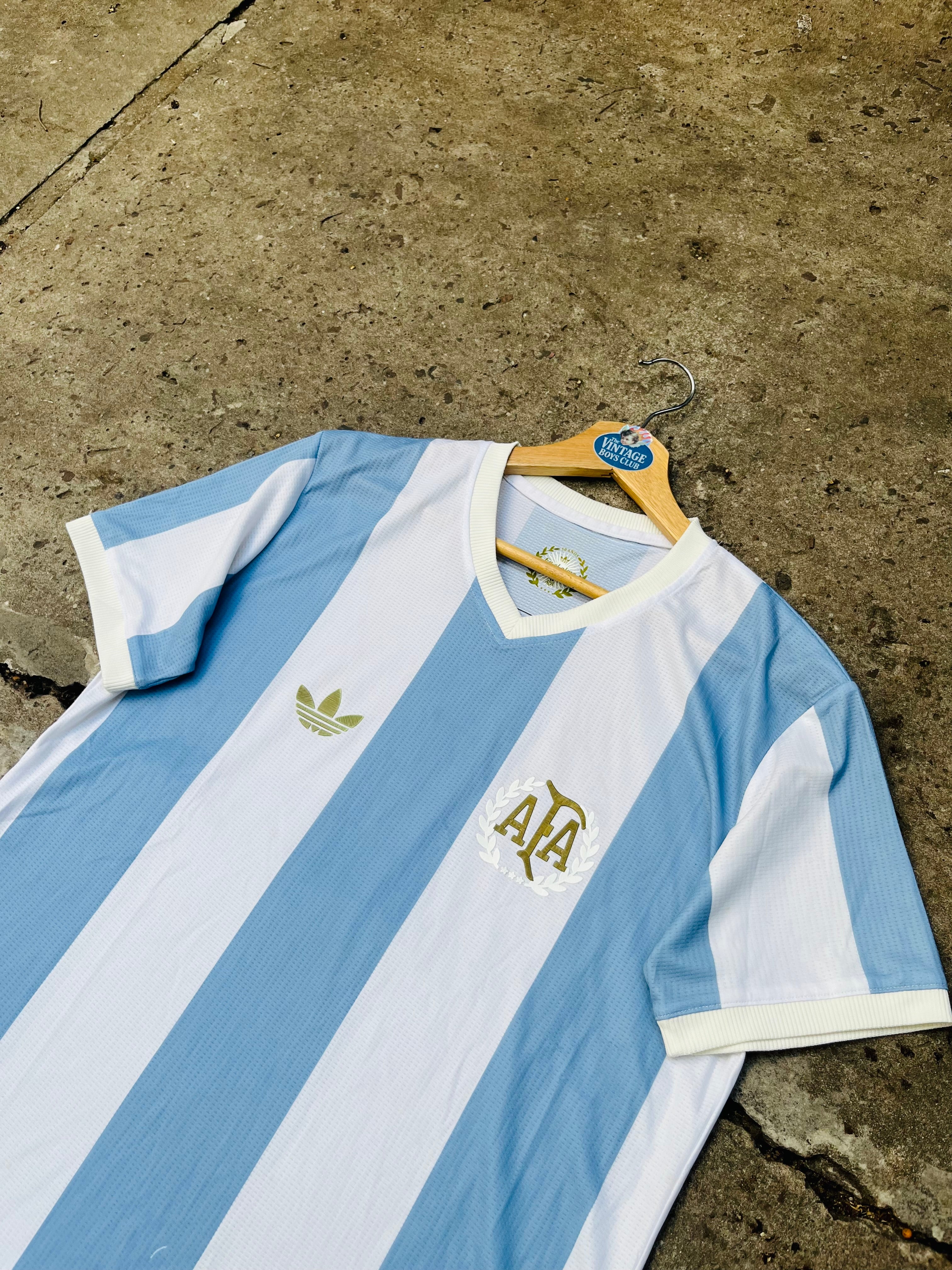 Camiseta Argentina Aniversario 50años Versión Jugador Original