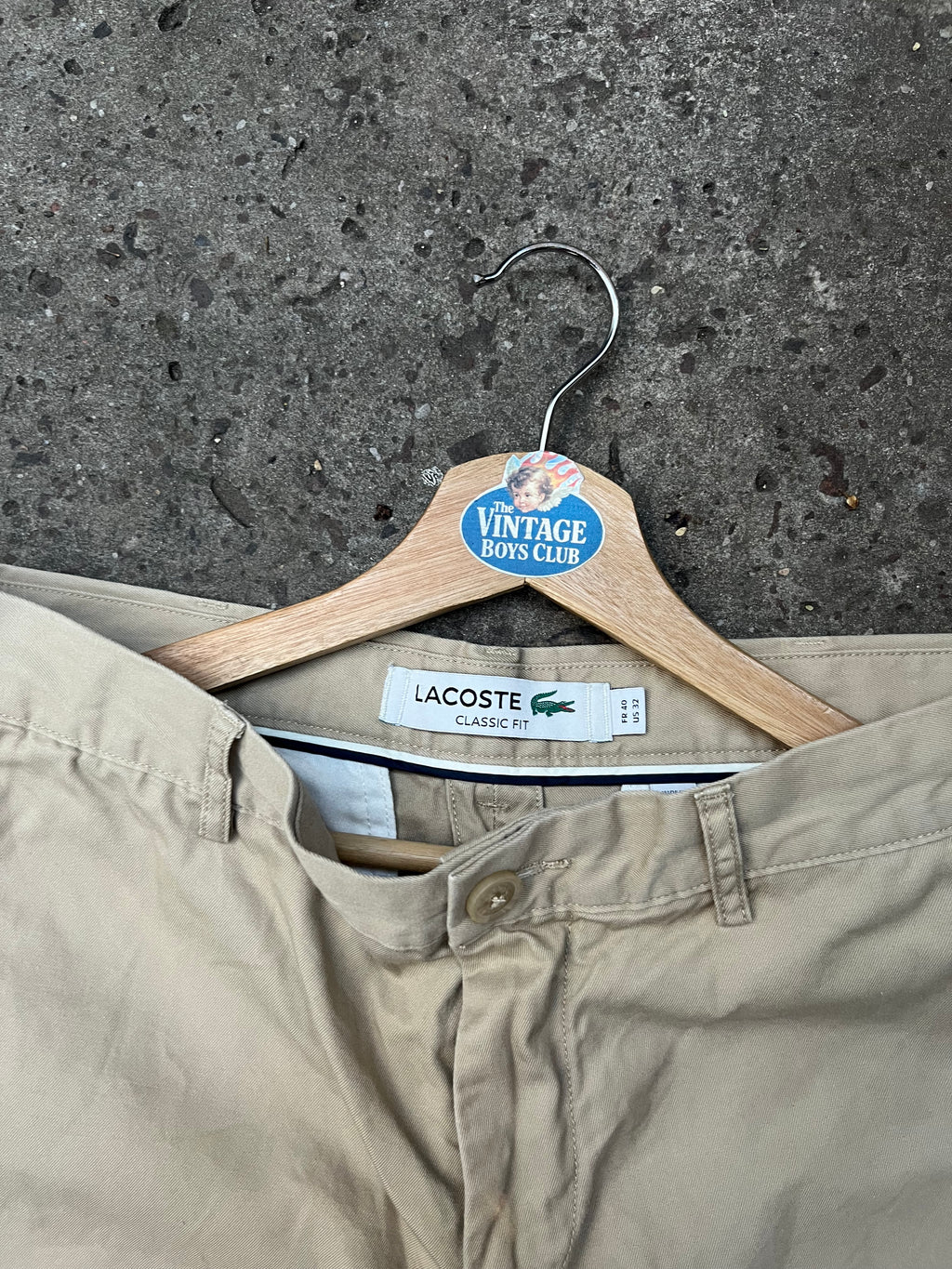 Bermuda Lacoste Beige Original