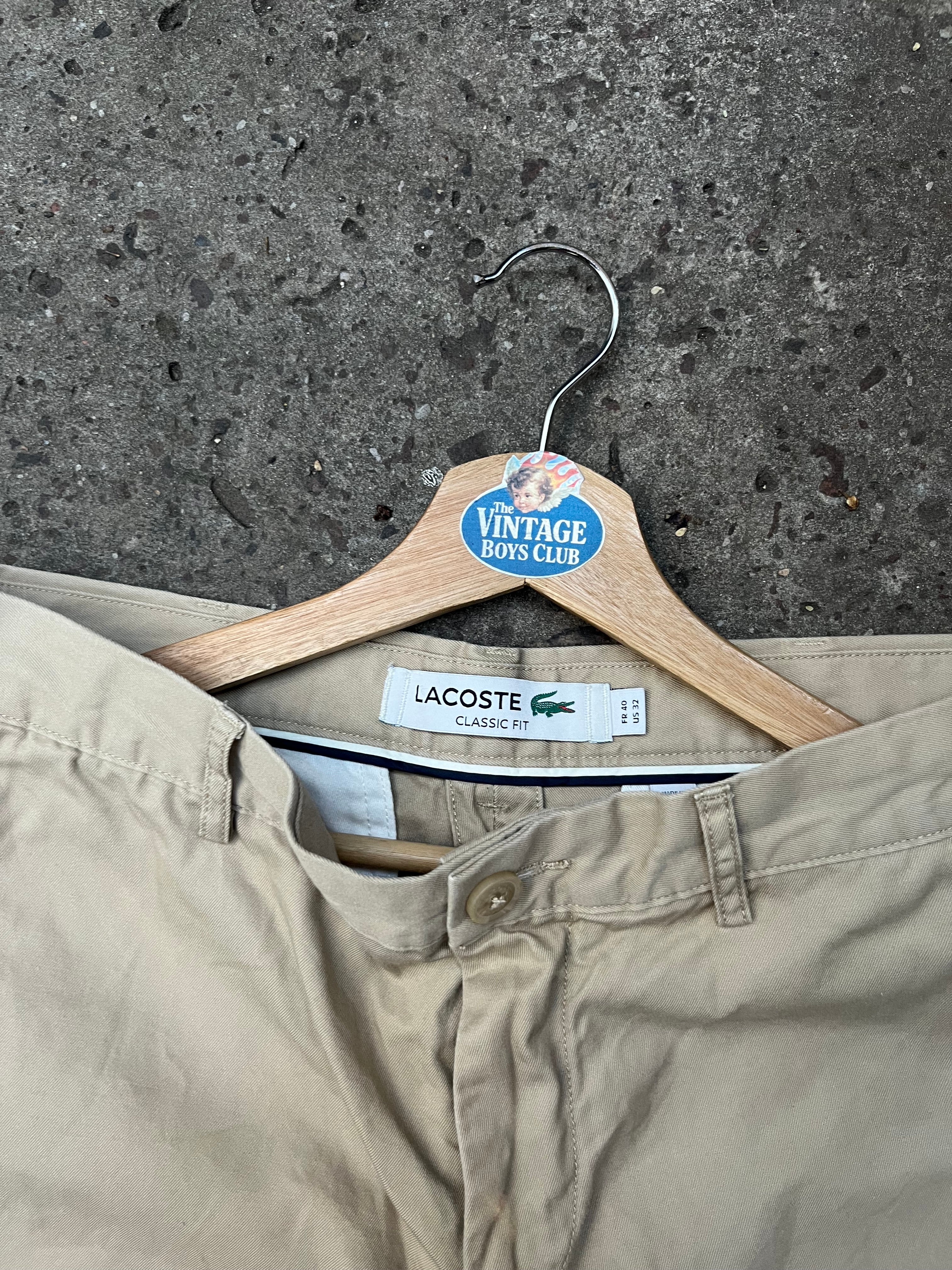 Bermuda Lacoste Beige Original