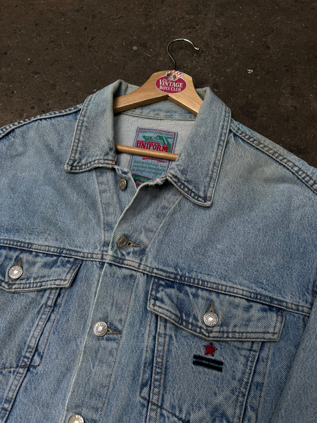 Campera Jean Uniform Vintage Original