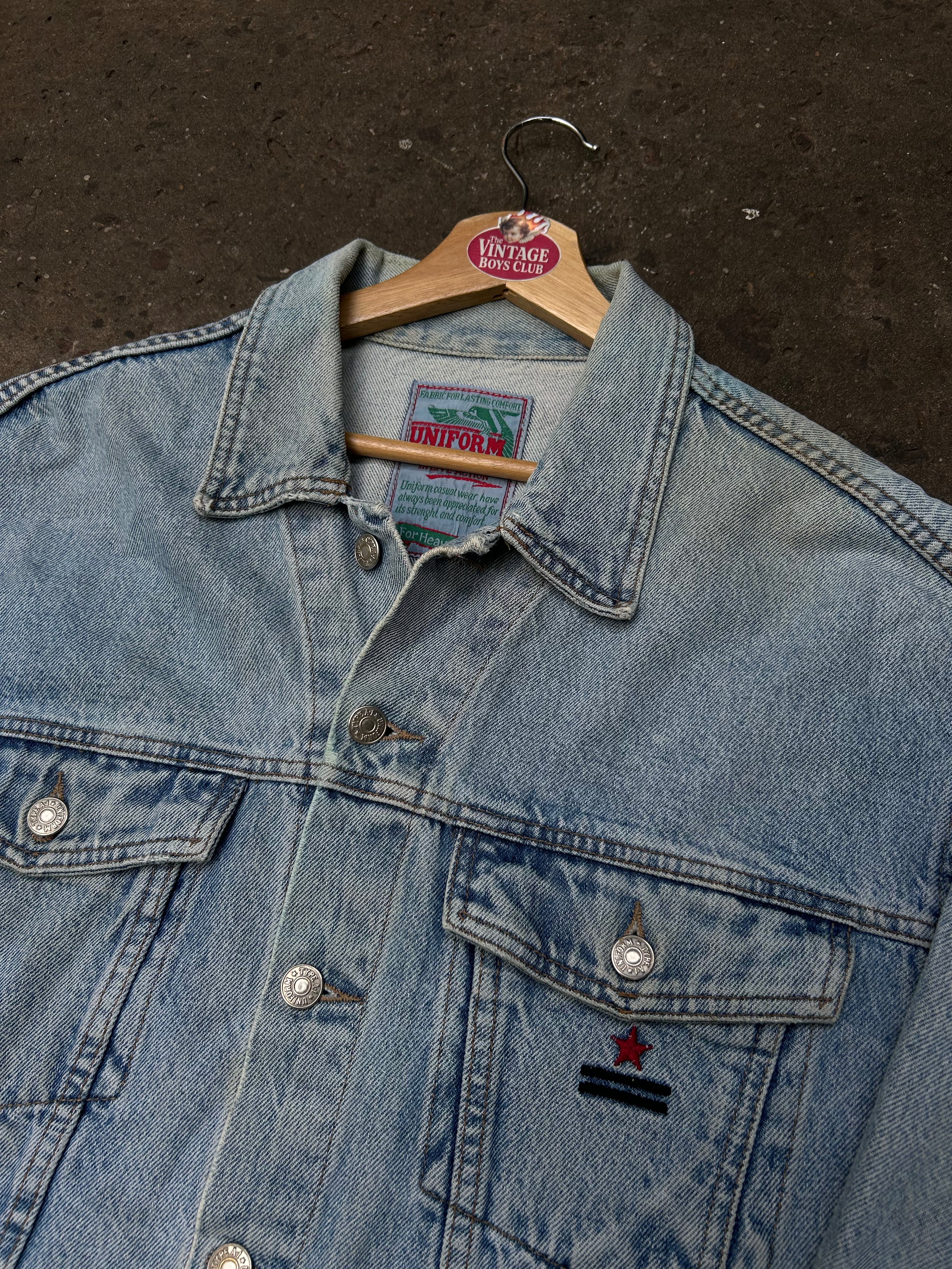 Campera Jean Uniform Vintage Original