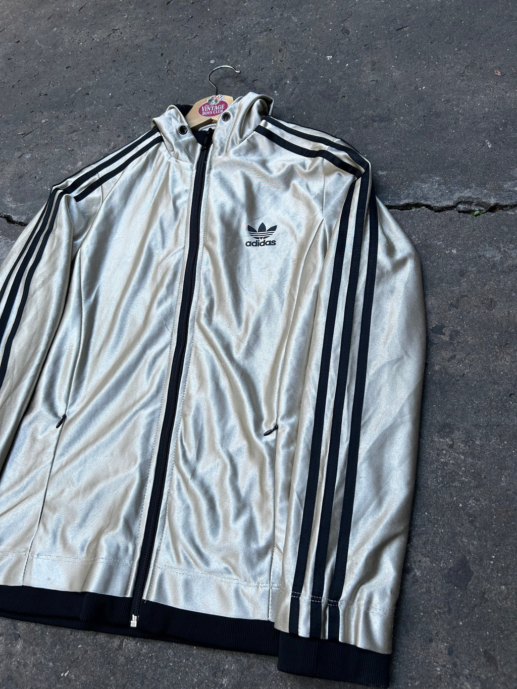 Campera Adidas Dorada Trifoglio Original