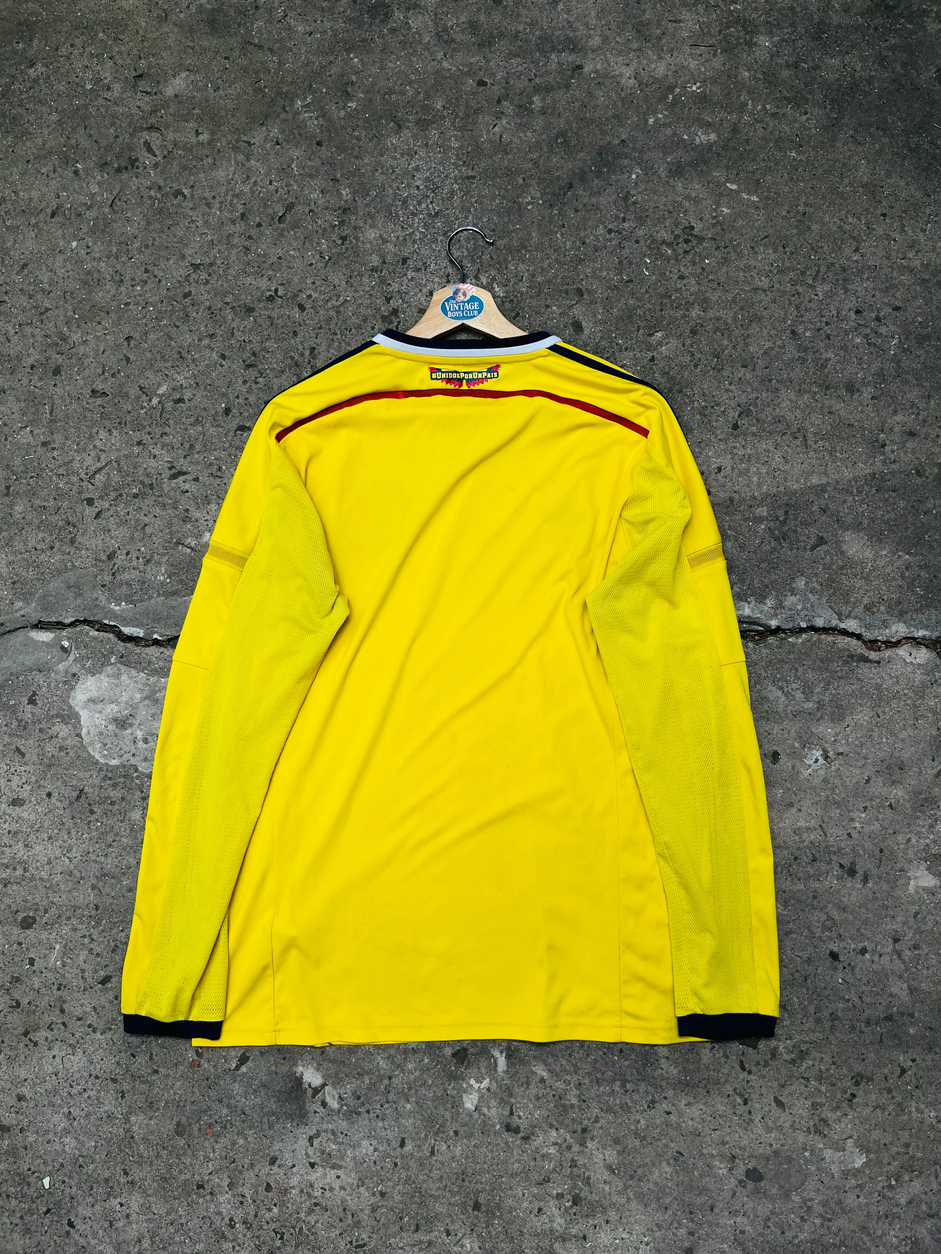 Camiseta Colombia 2014 Manga Larga Original