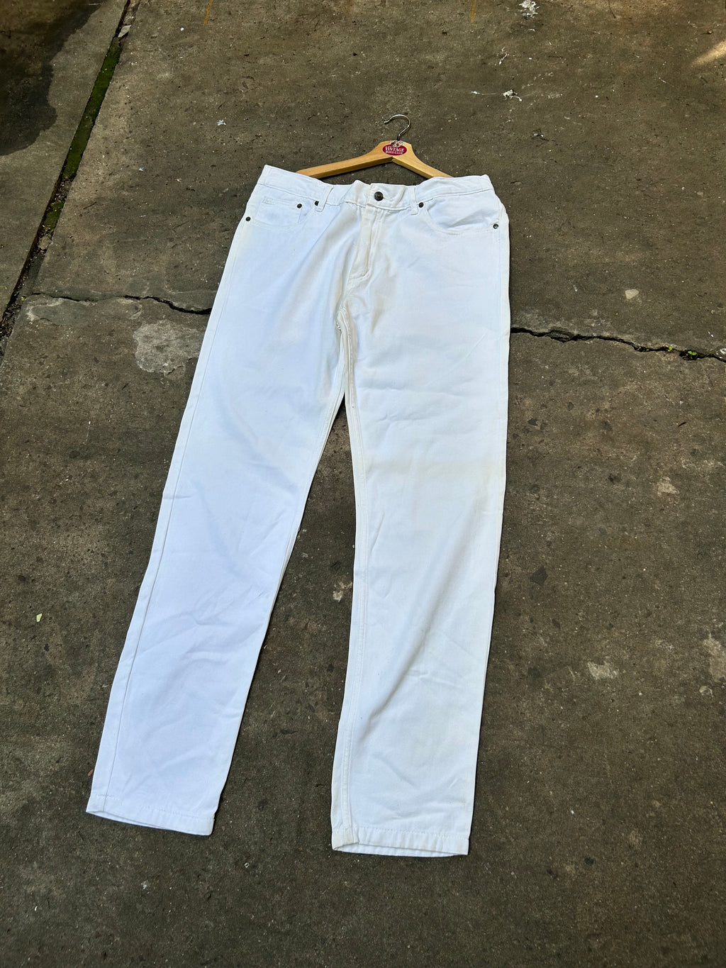 Jean Levis Blanco Vintage Original