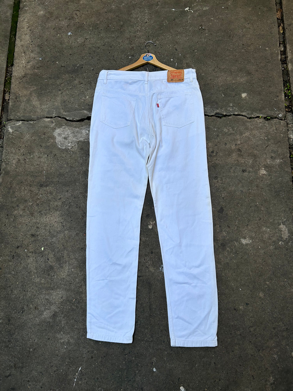 Jean Levis Blanco Vintage Original