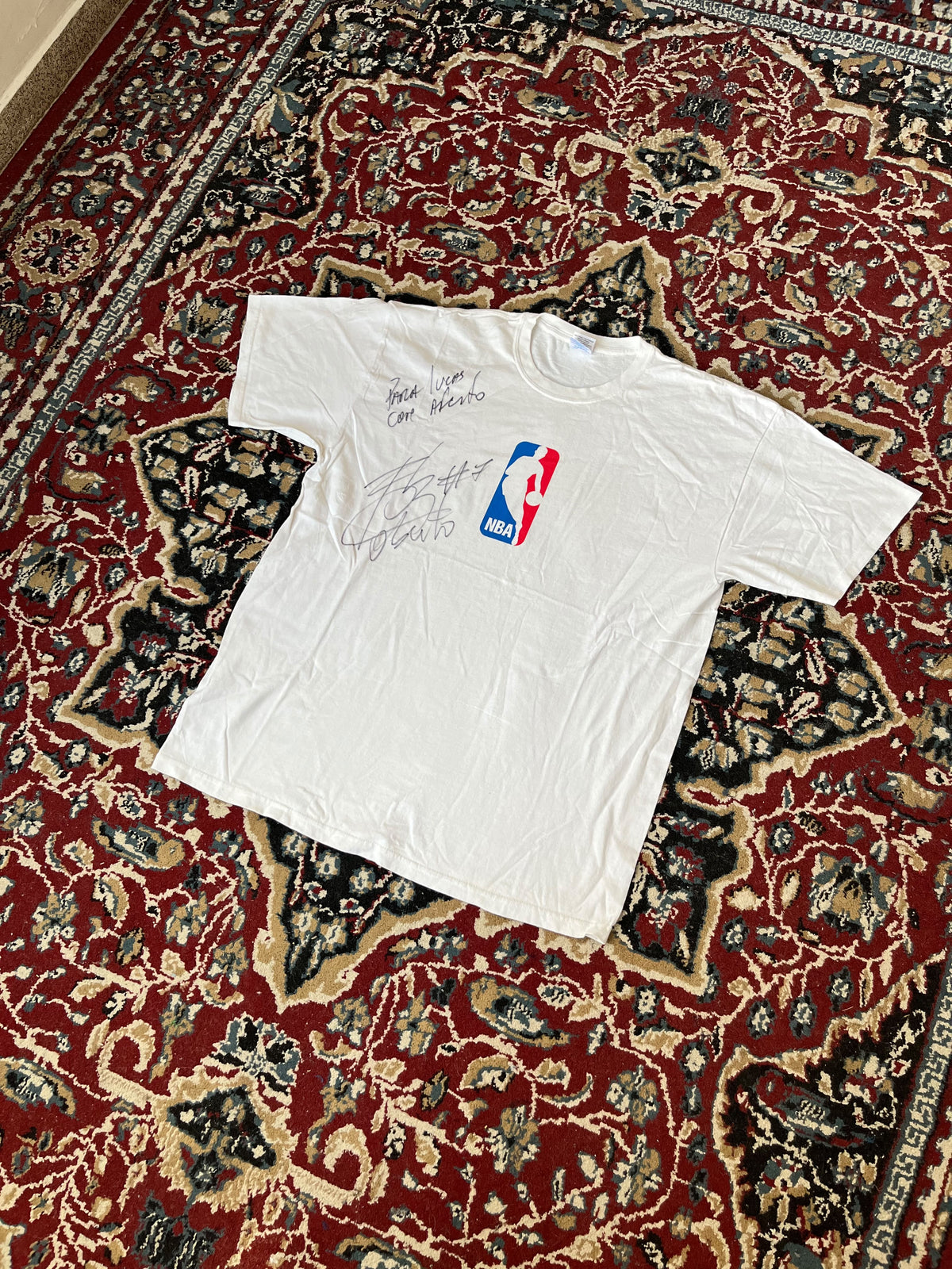 Remera NBA Firmada x Oberto Original