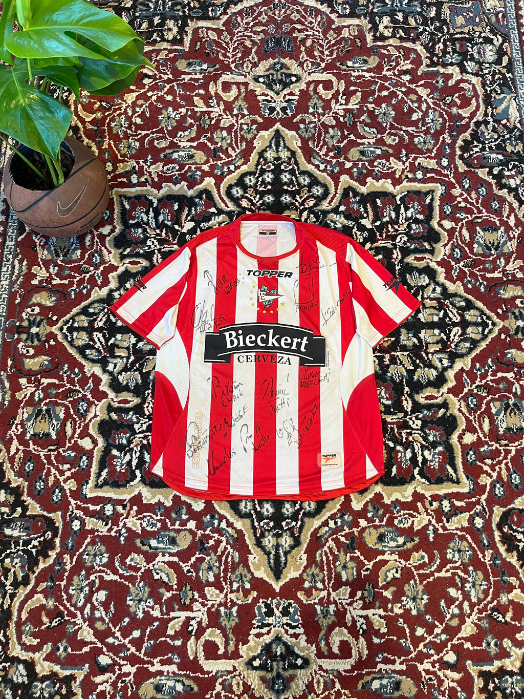 Camiseta Estudiantes 2007 De Juego del Principito Sosa Autografiada