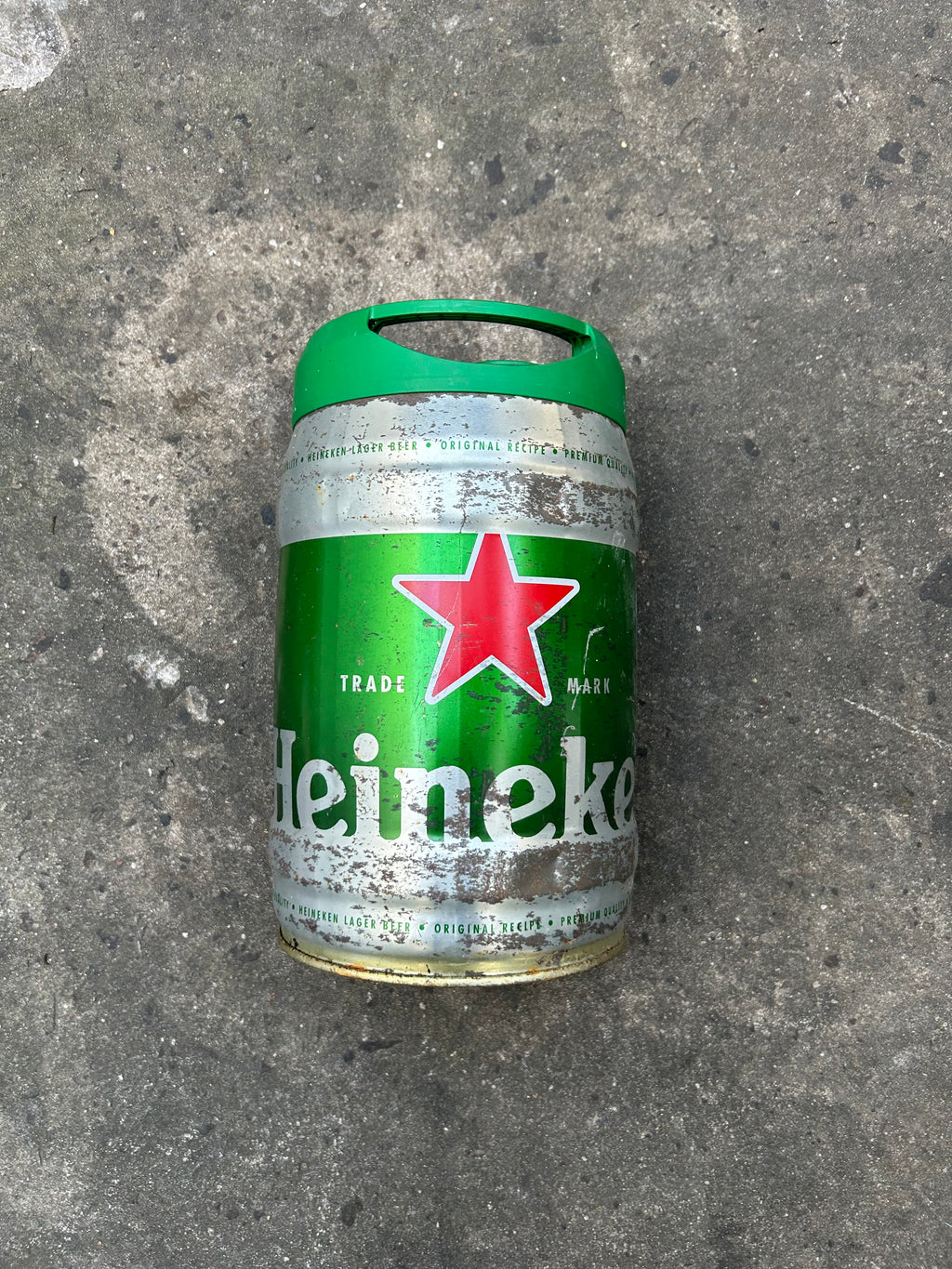 Barril Heineken de 5lt Vacío Vintage Original