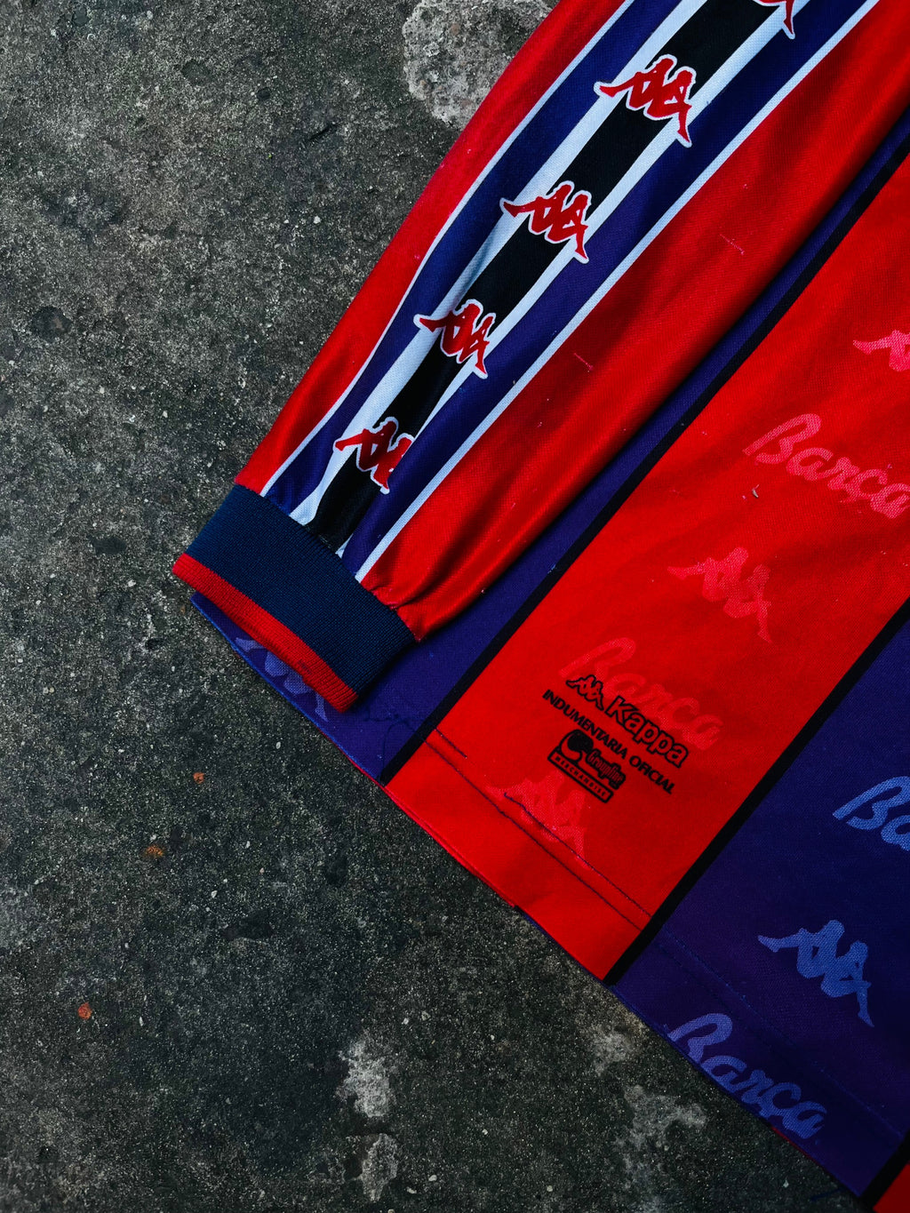 Camiseta Barcelona 96' Kappa Manga Larga Títular Original
