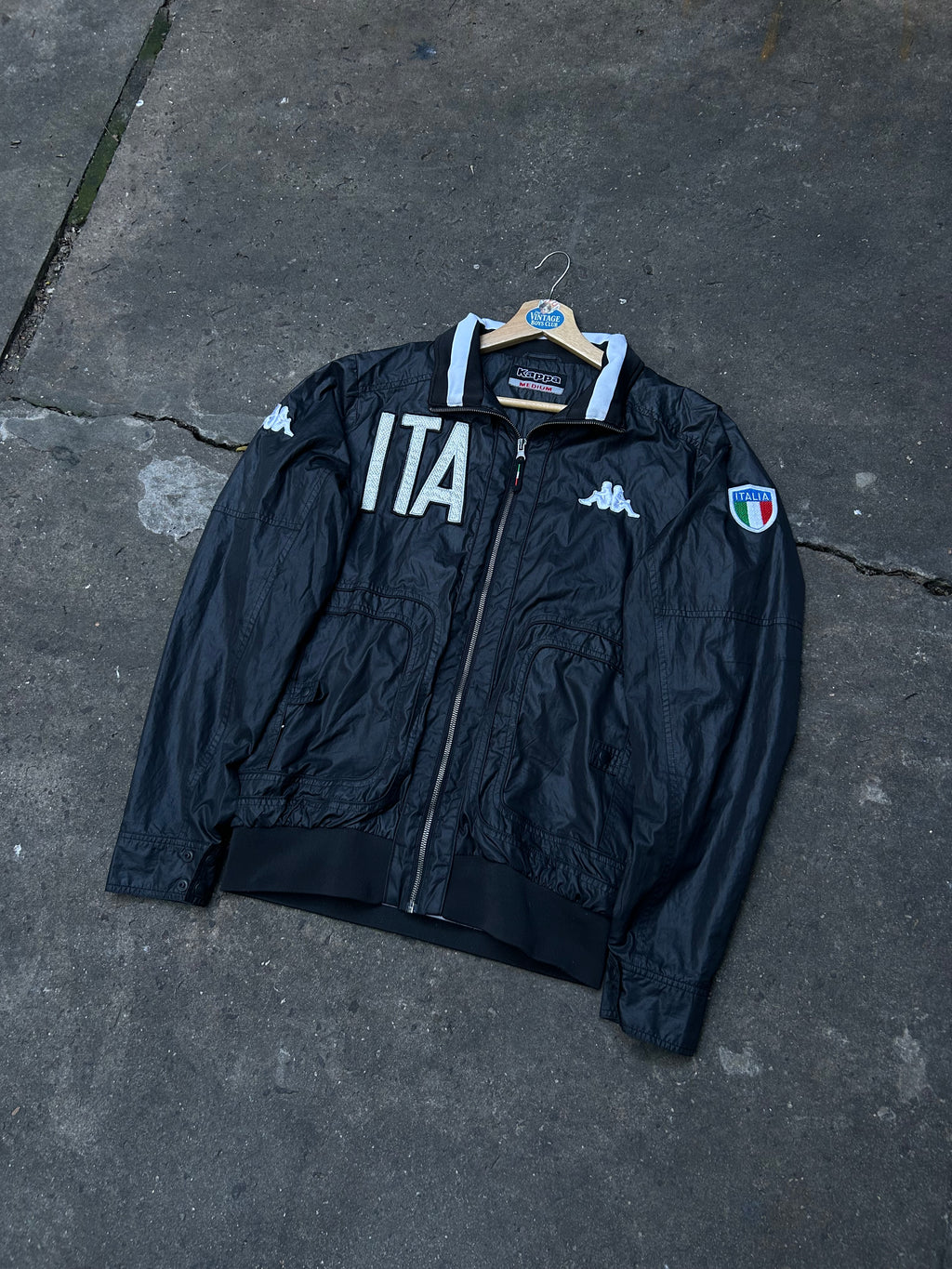 Campera Italia Kappa Rompeviento Original