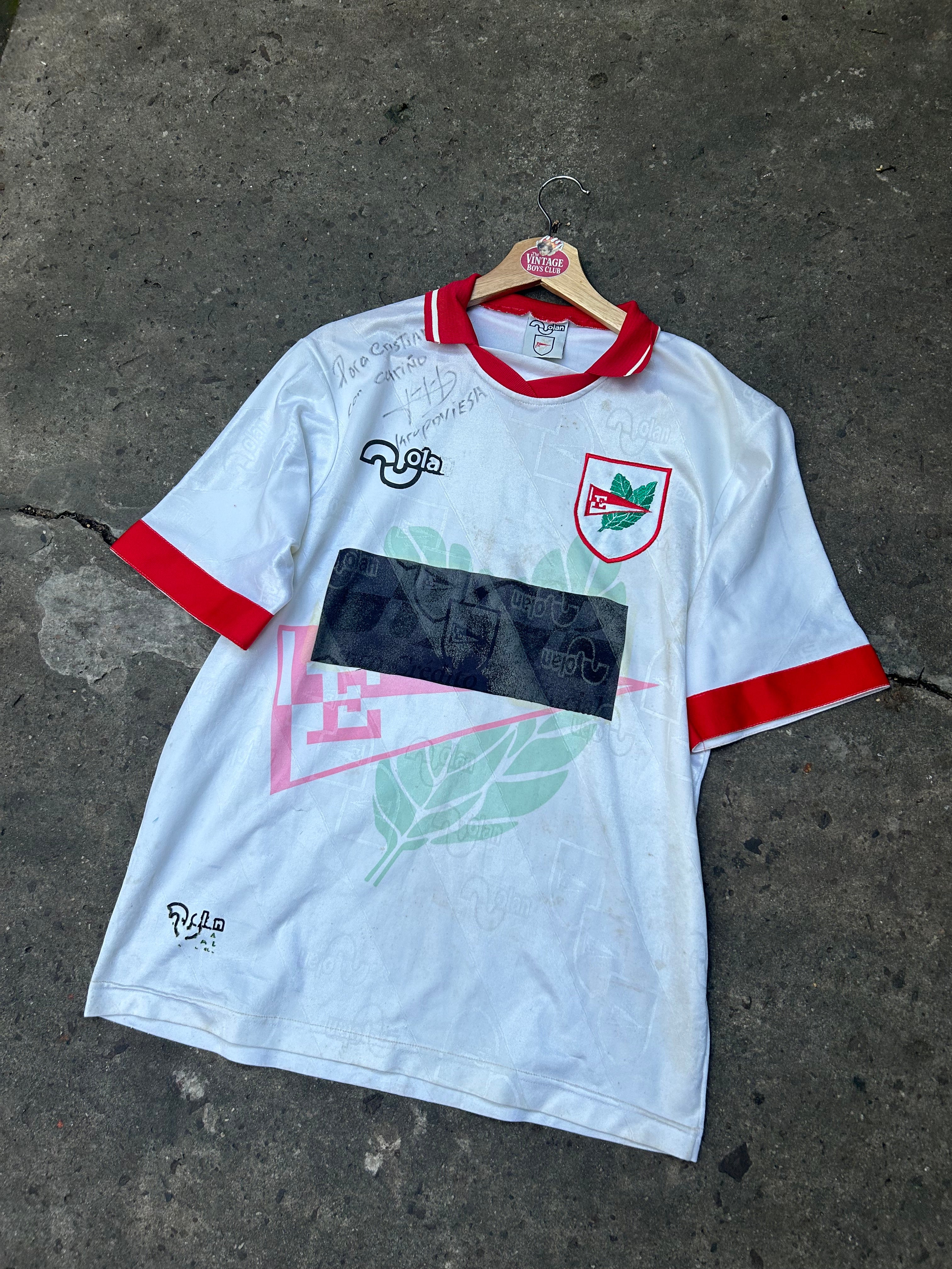 Camiseta Estudiantes 1996 Suplente Firmada x Kuproviesa Original