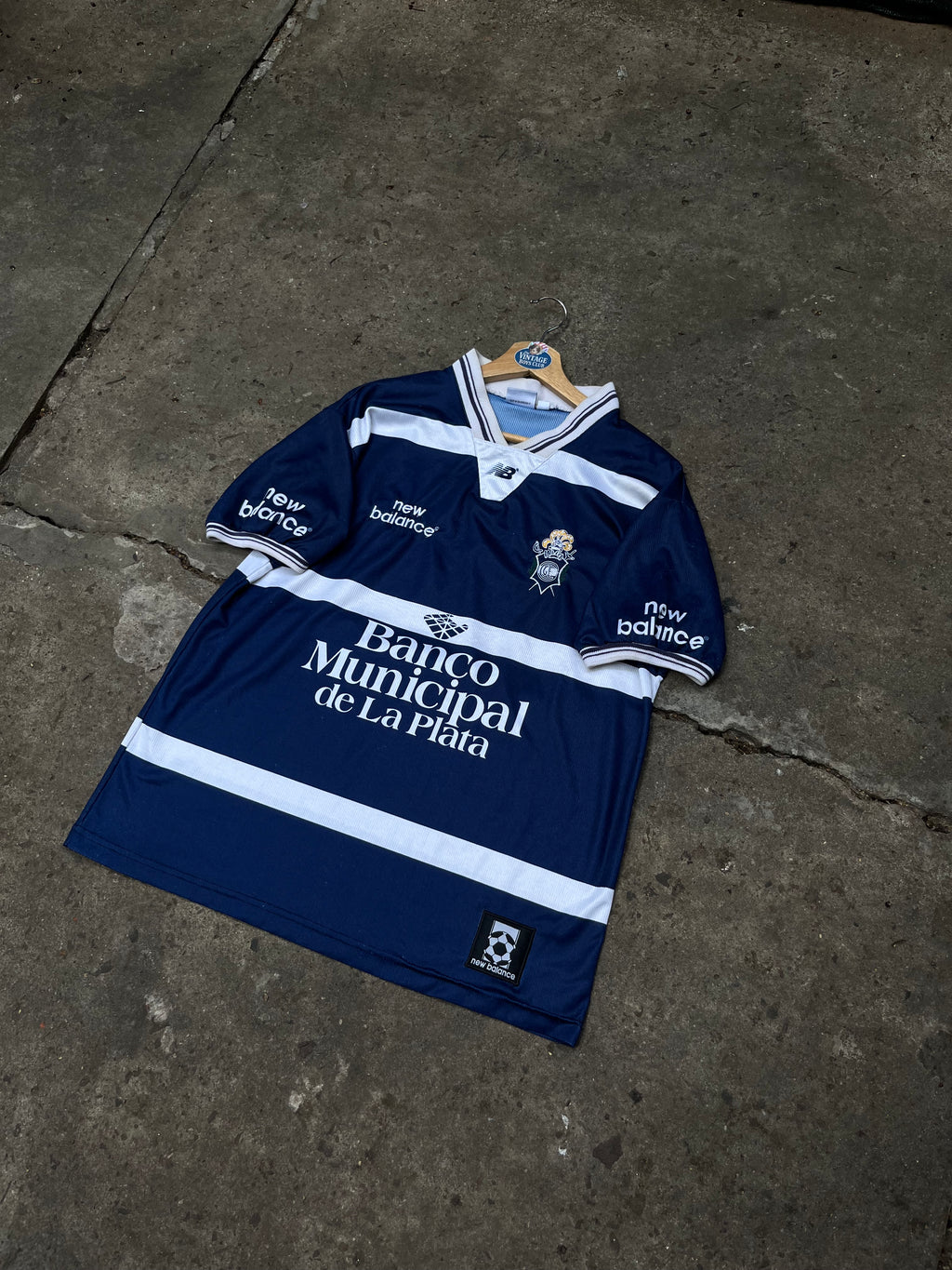 Camiseta Gimnasia 1998 New Balance Suplente Original