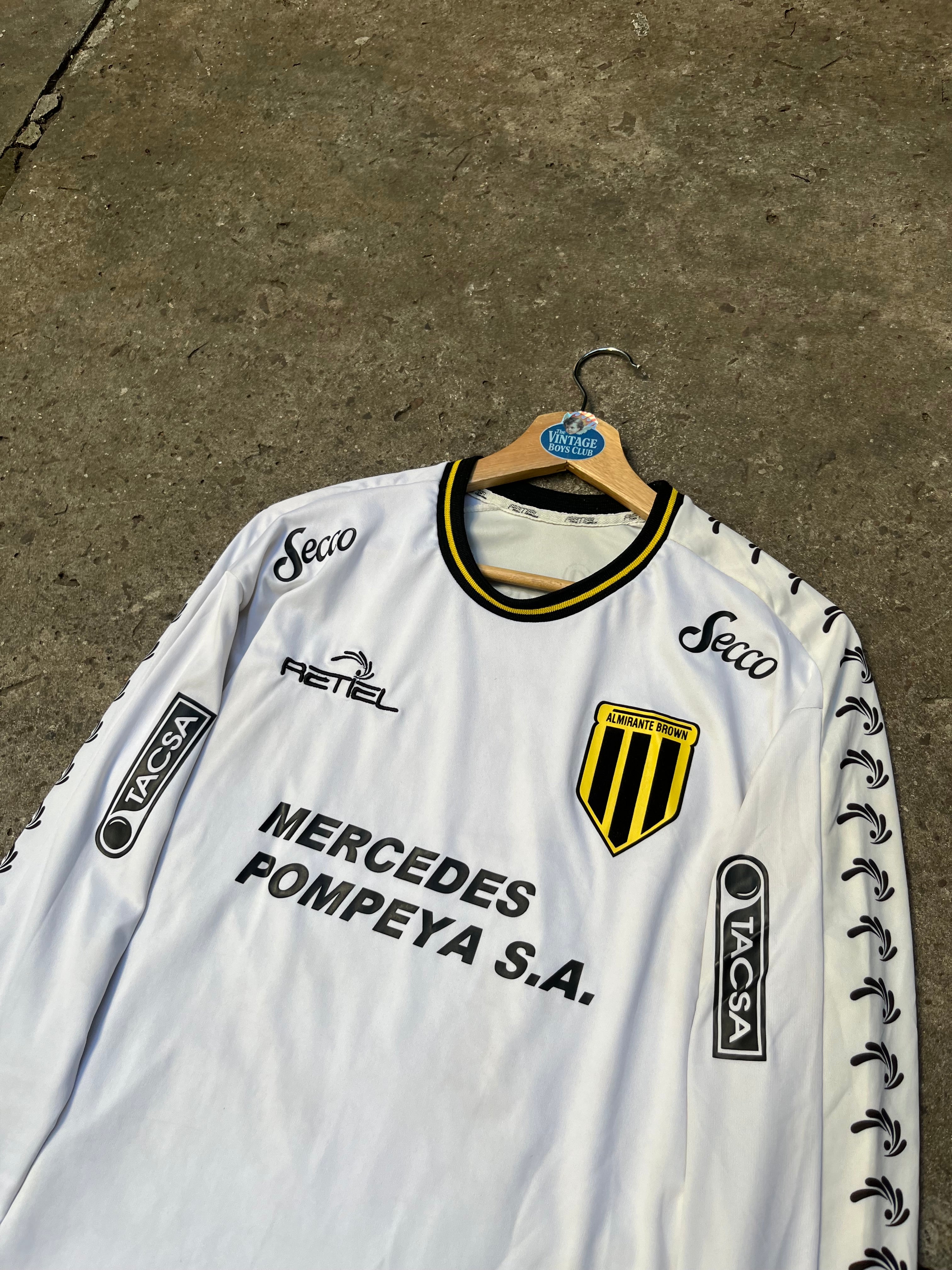 Camiseta Almirante Brown Retiel Manga Larga de Juego
