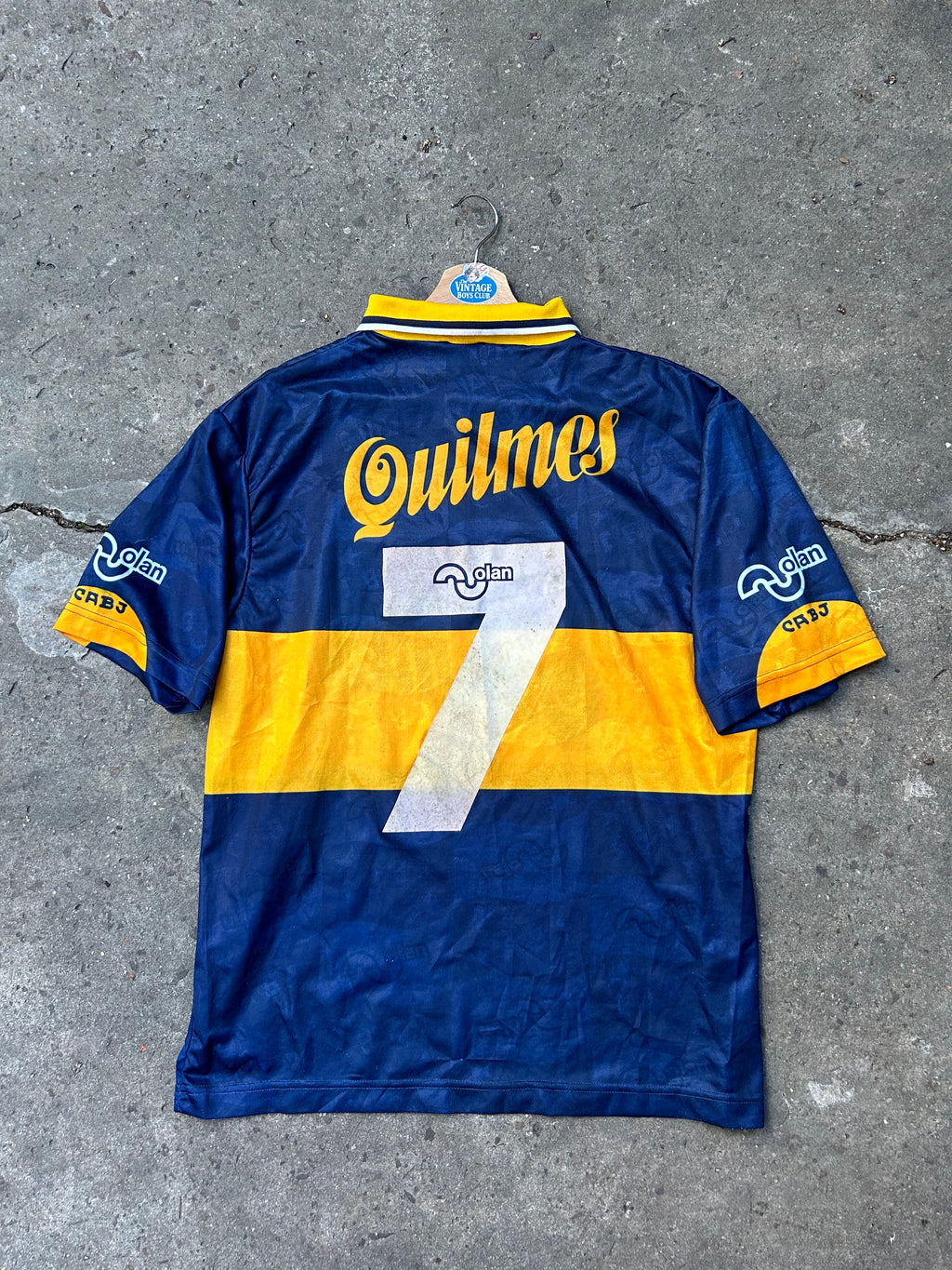 Camiseta Boca 1996 Quilmes de Juego