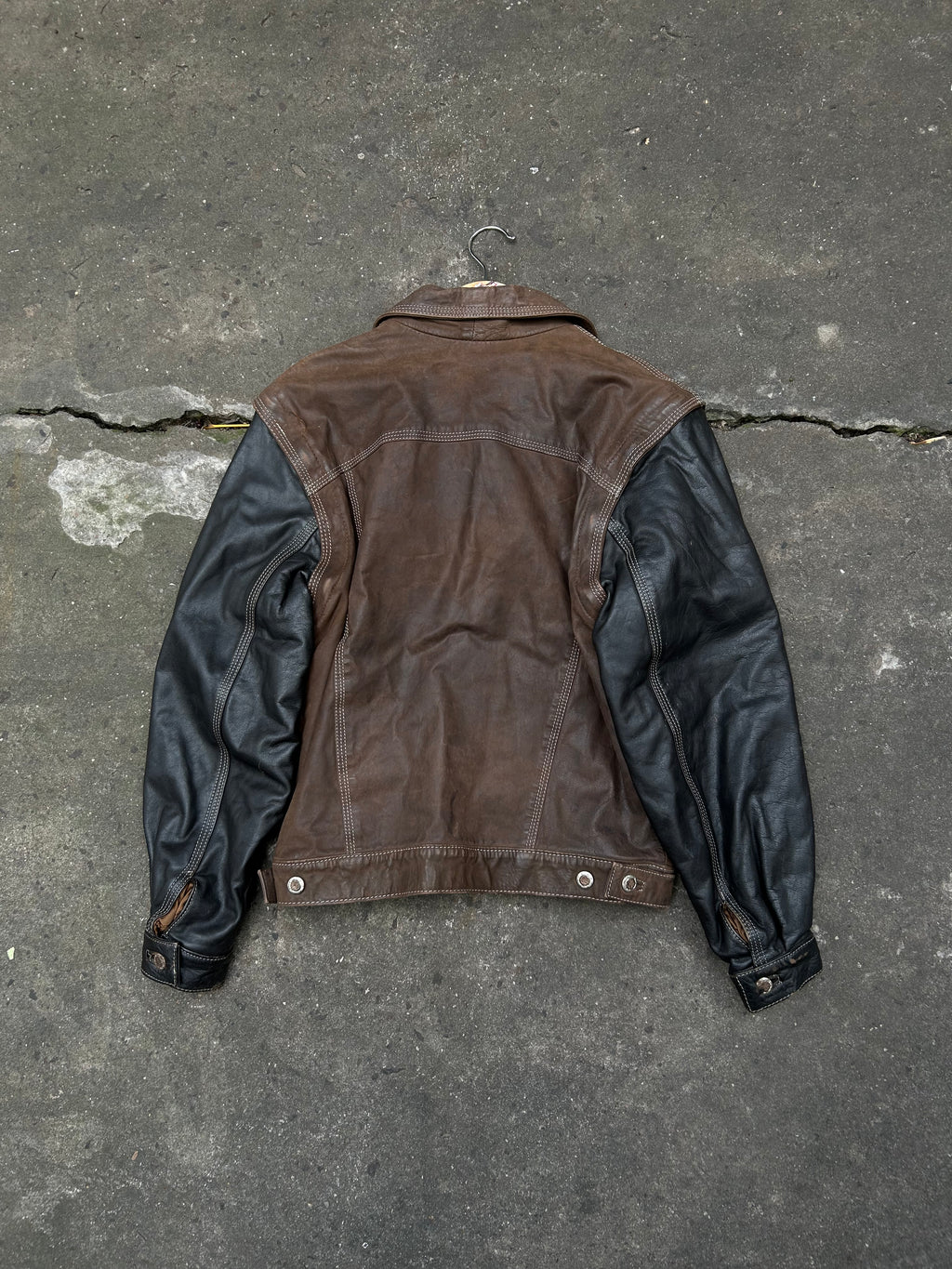 Campera Cuero Vintage Original