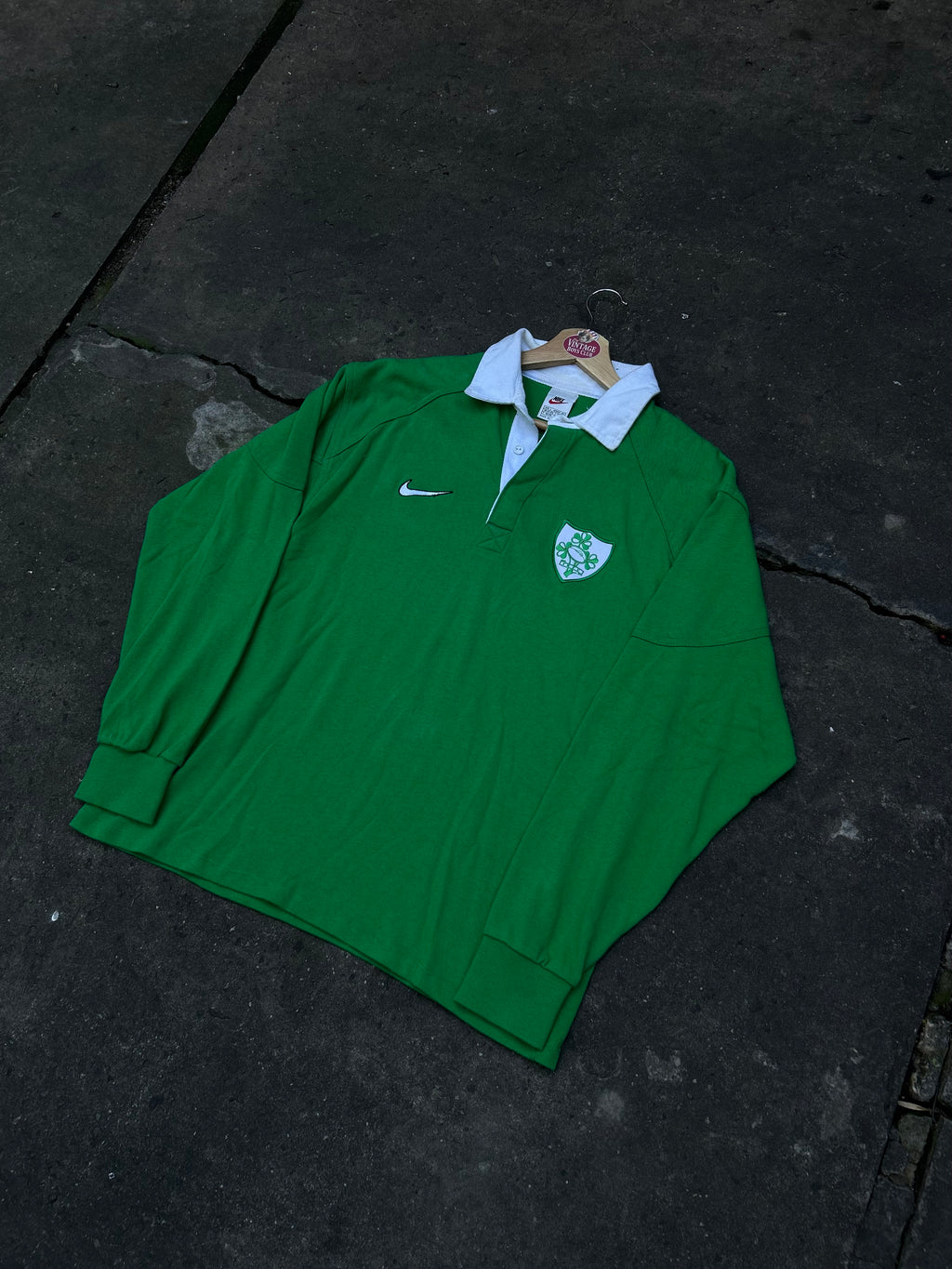Camiseta Irlanda 1998 Nike Manga Larga Original