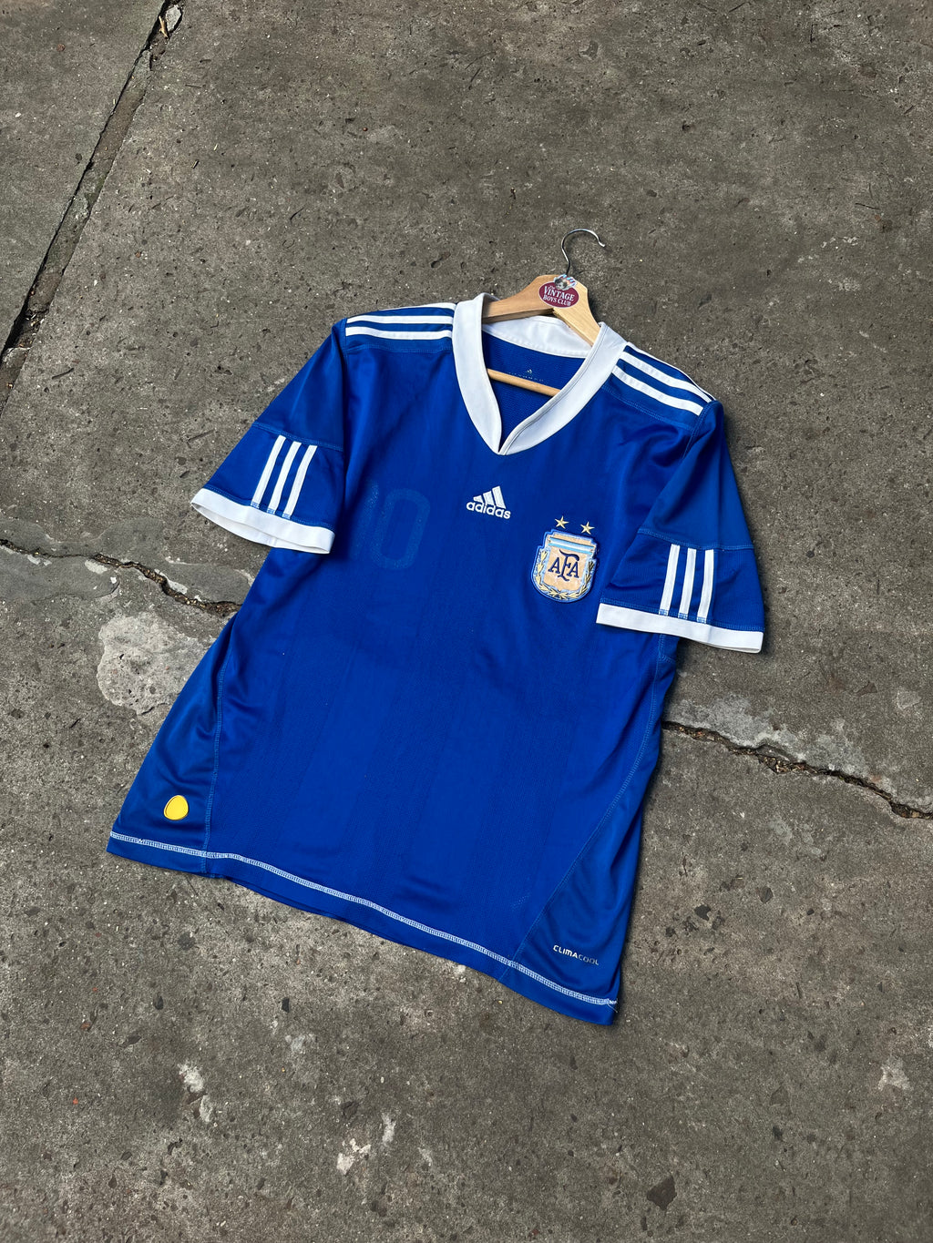 Camiseta Argentina 2010 Suplente de Messi Original