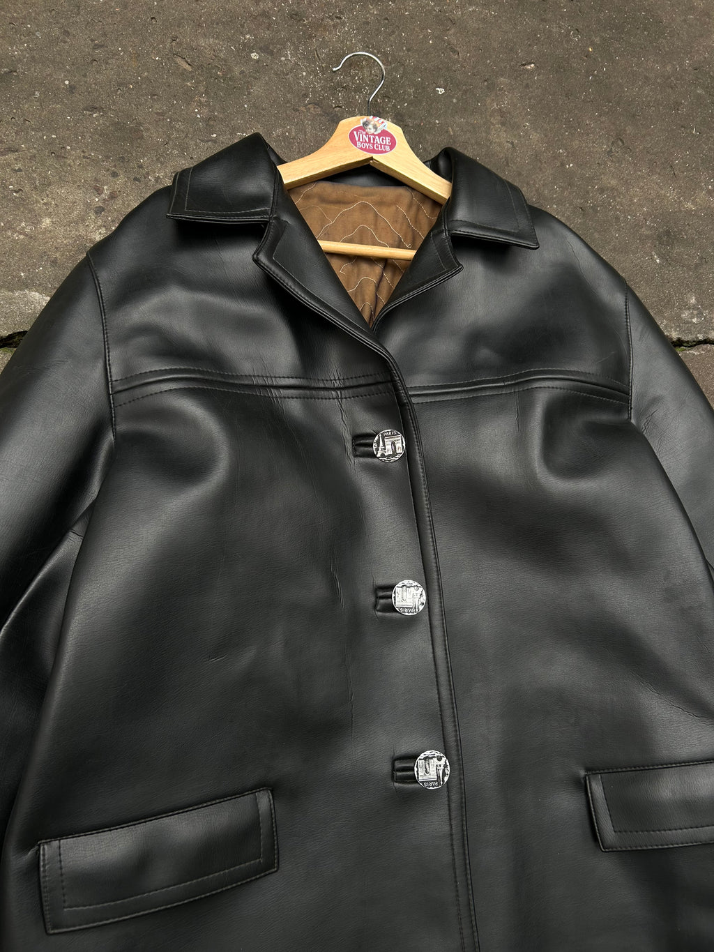 Campera Cuero Paris Vintage