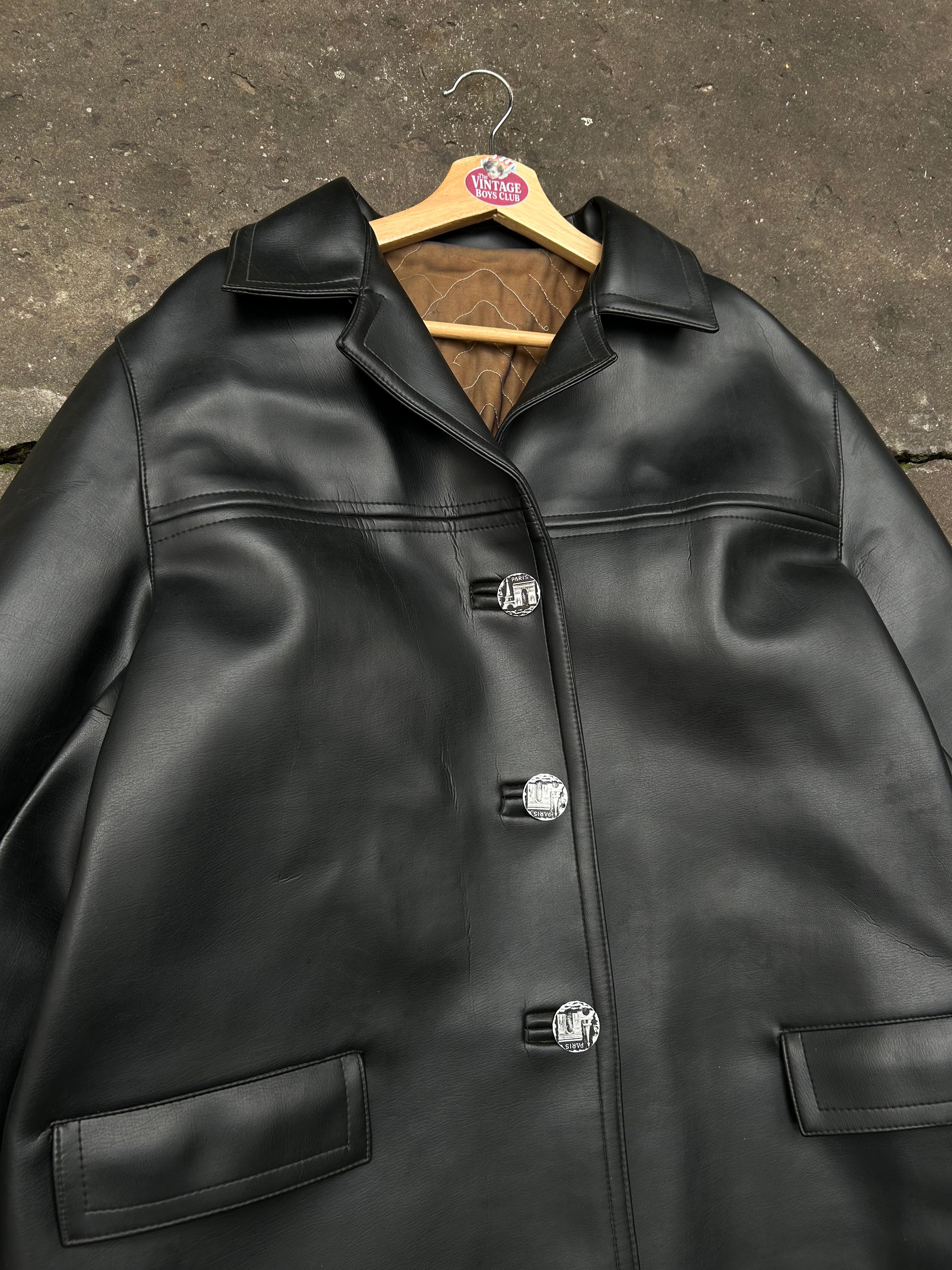 Campera Cuero Paris Vintage