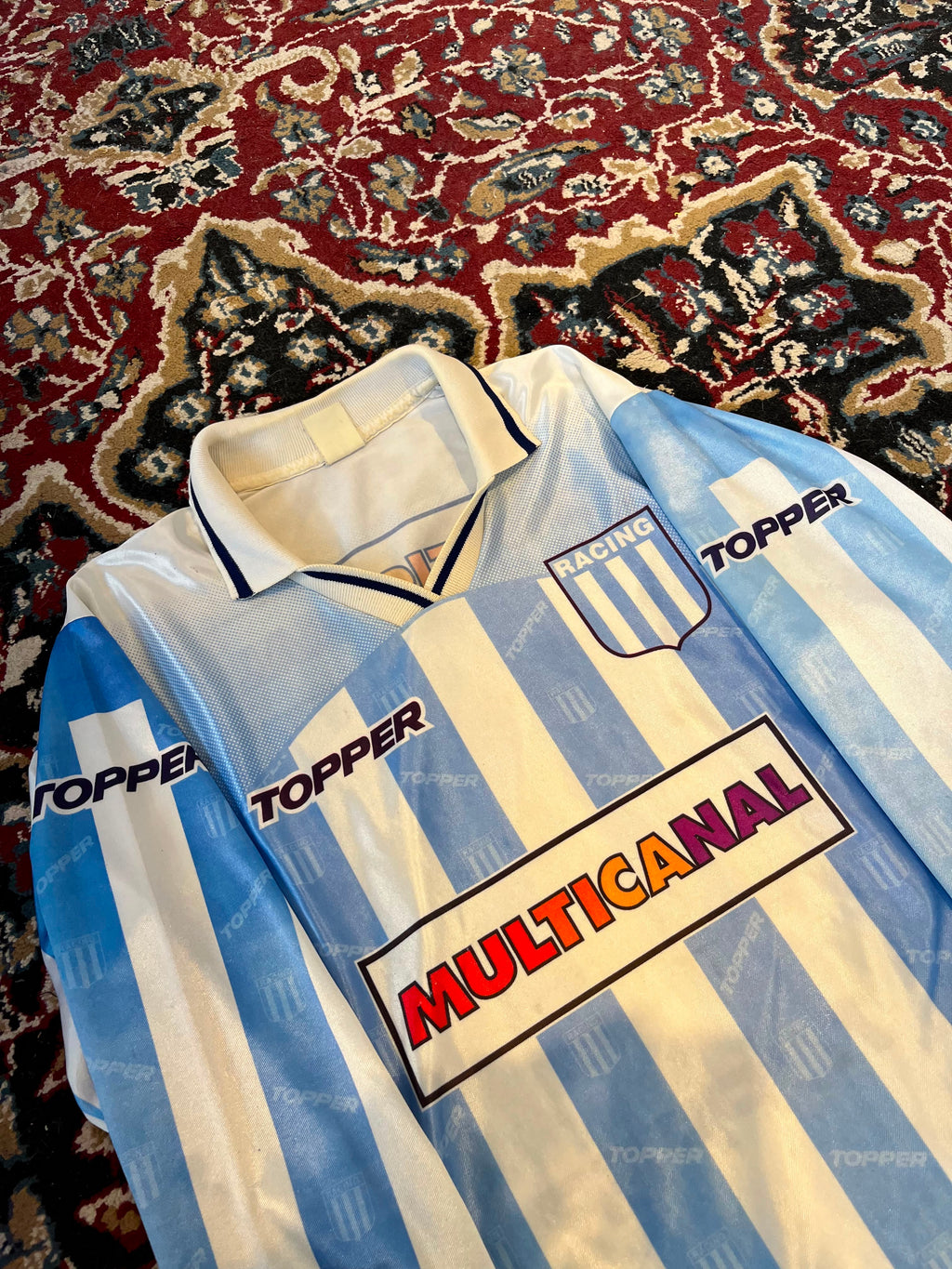 Camiseta Racing 95' Topper Manga Larga Original