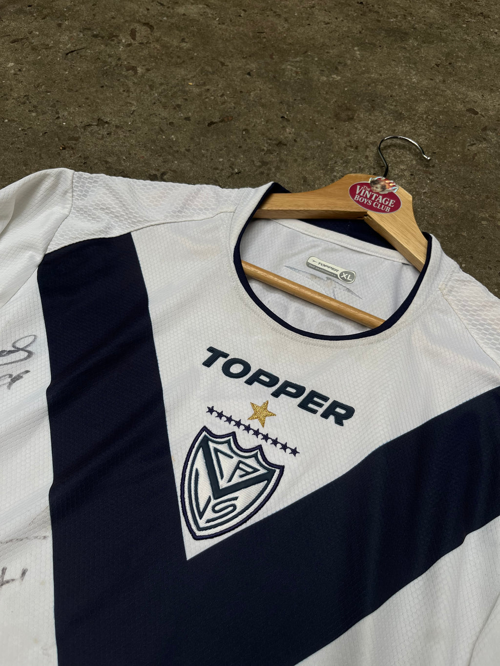 Camiseta Velez 2007 Topper Autografiada Original