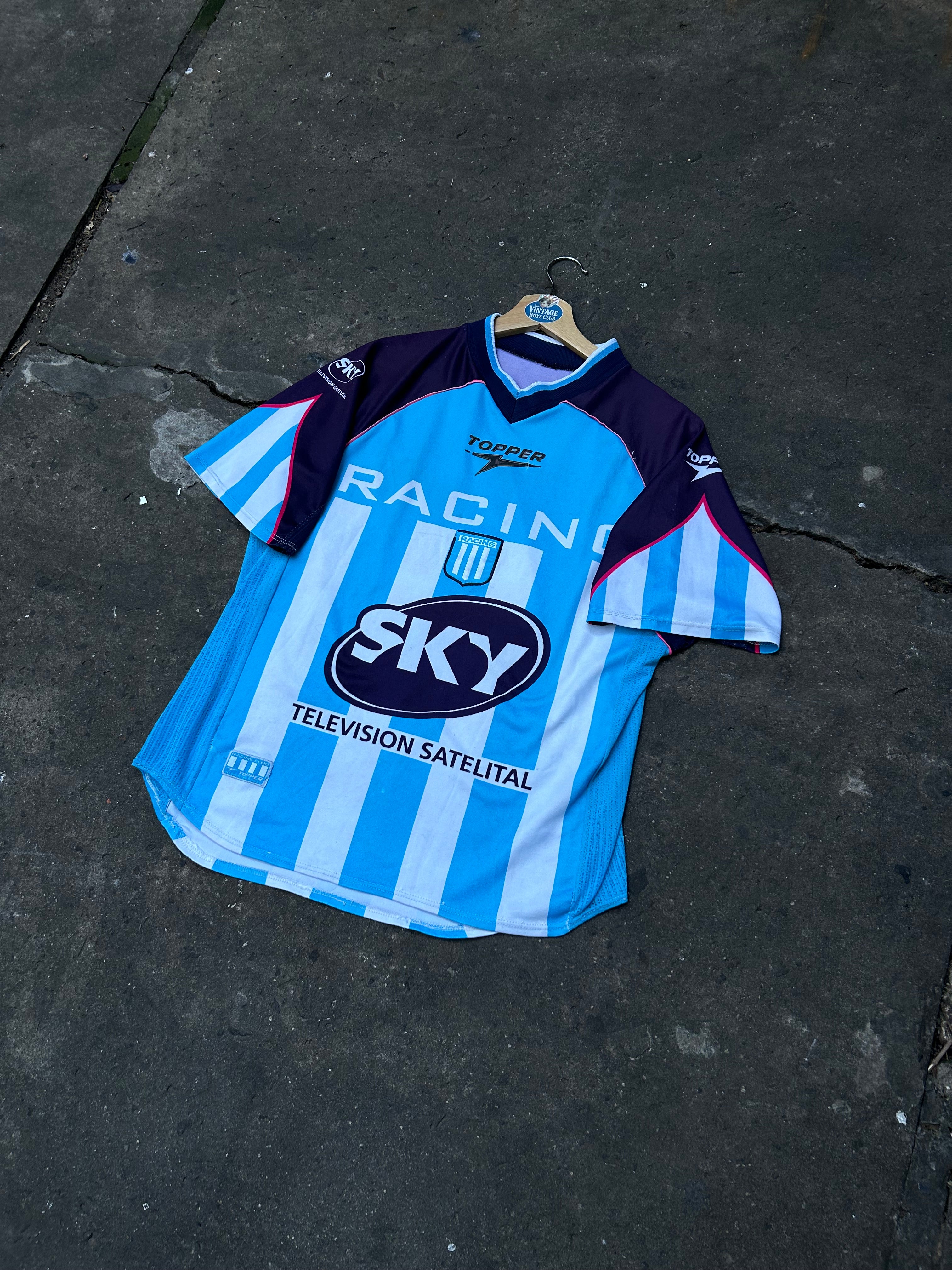 Camiseta Racing 2001 Topper Titular Original