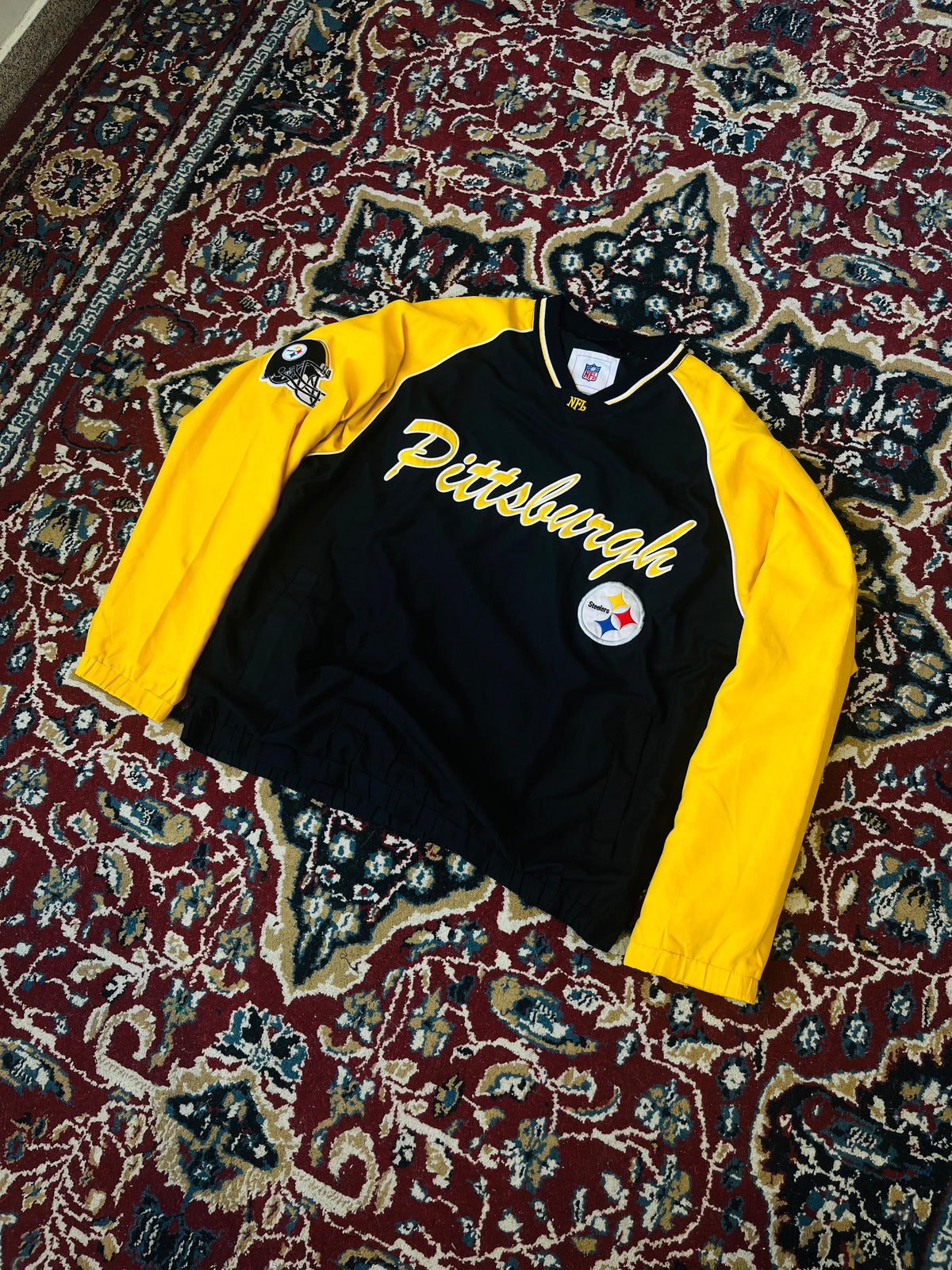 Buzo NFL Steelers Rompeviento Original