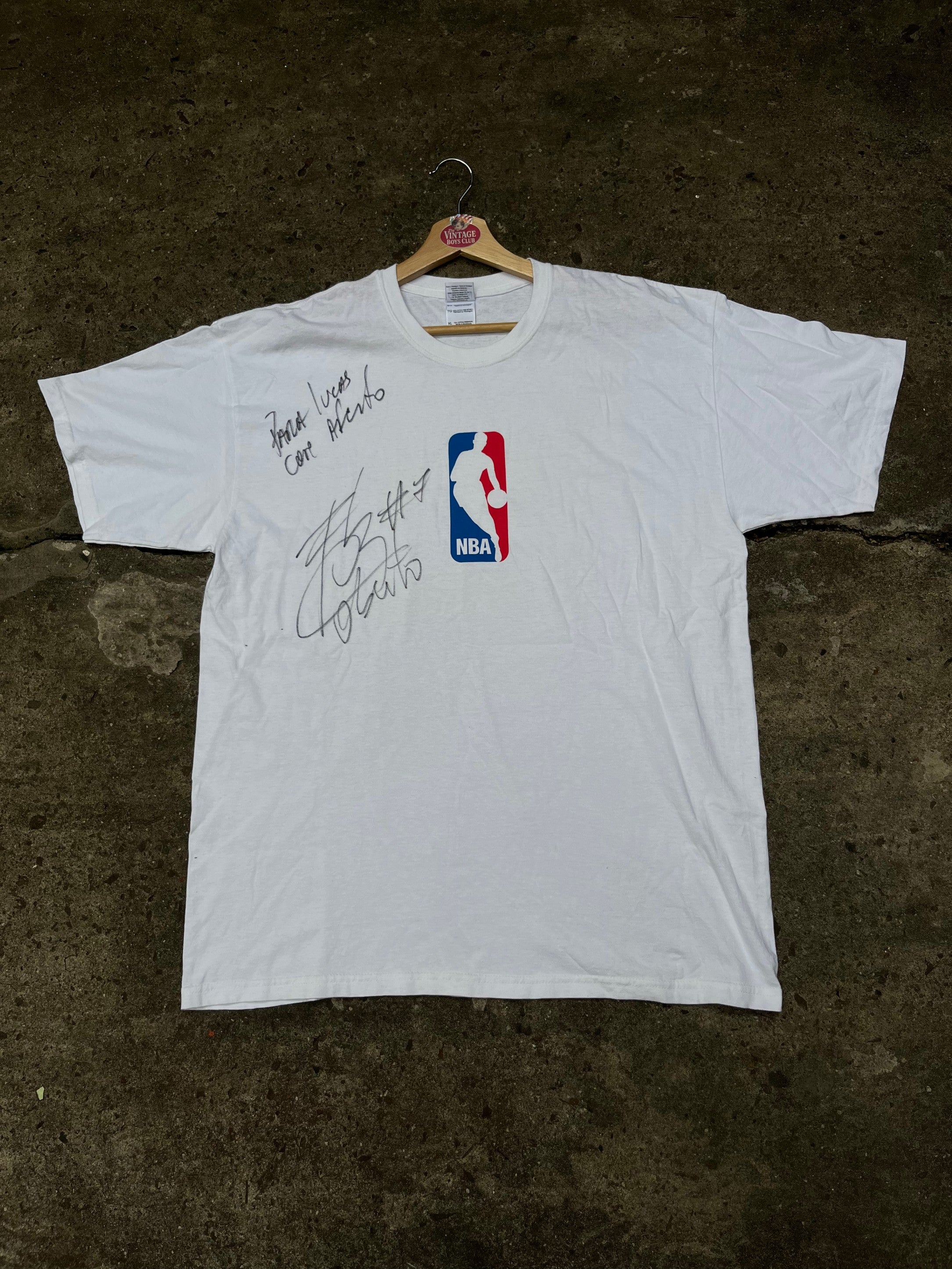 Remera NBA Firmada x Oberto Original
