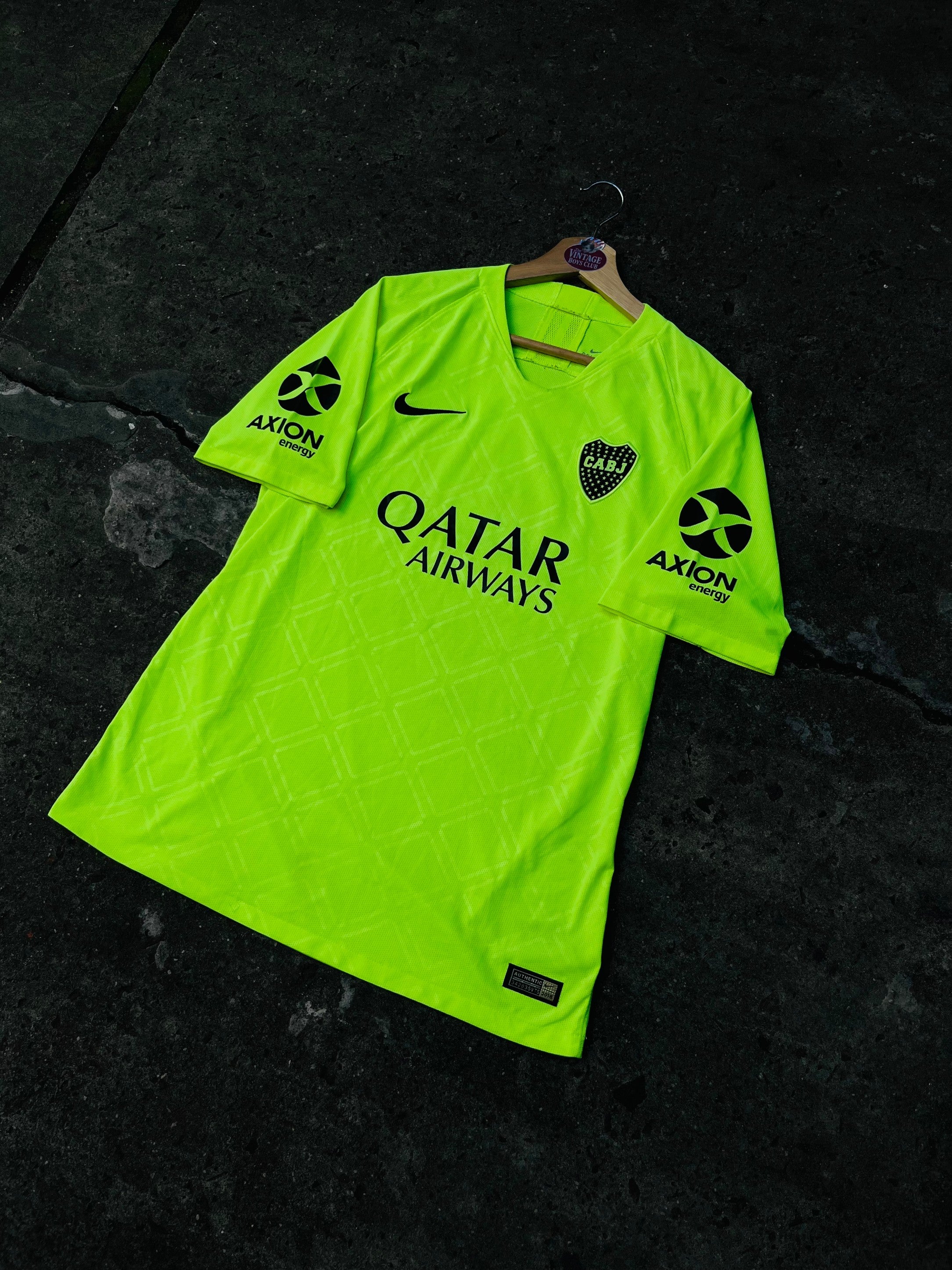 Camiseta Boca 2018/19 Suplente Fluor Original