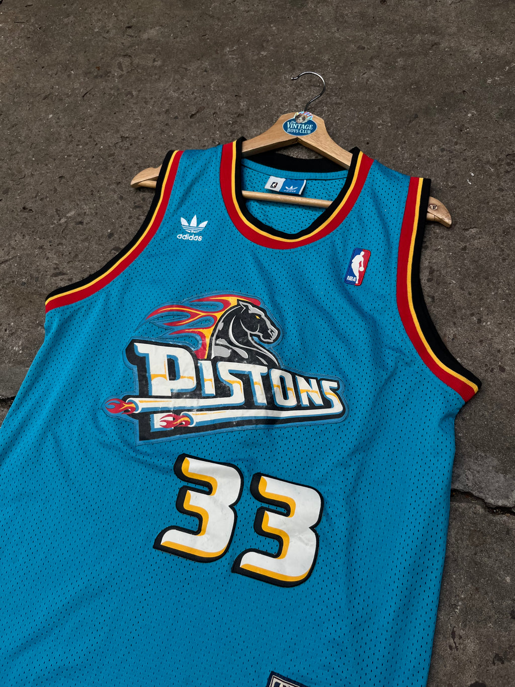 Camiseta Dritoit Pistons Vintage de HILL Original