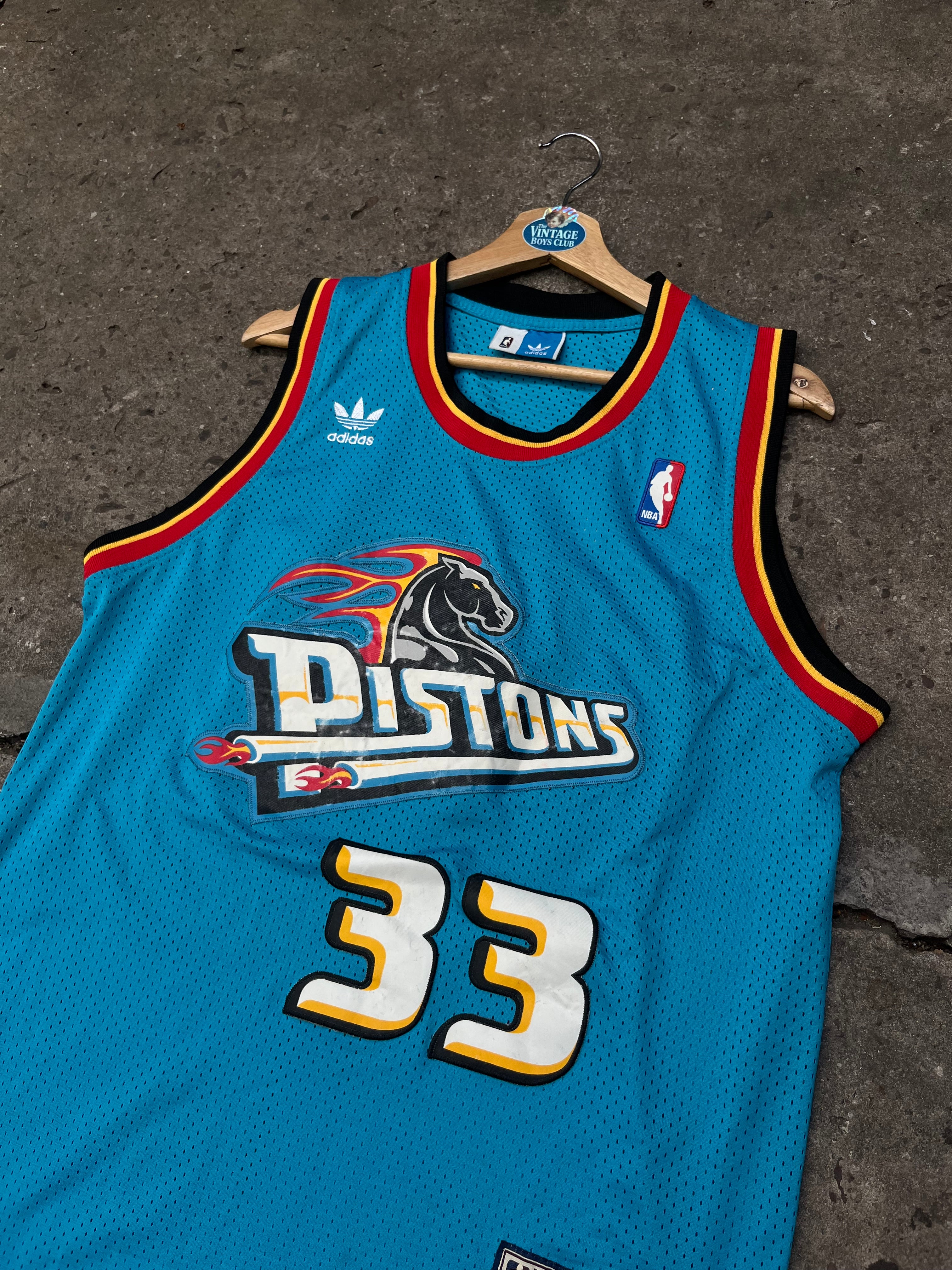 Camiseta Dritoit Pistons Vintage de HILL Original