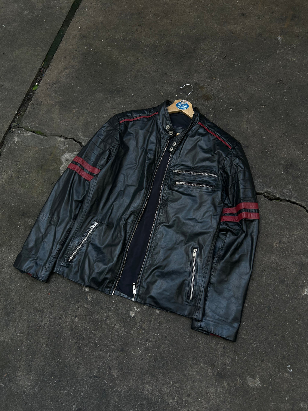 Campera de Cuero Vintage Original