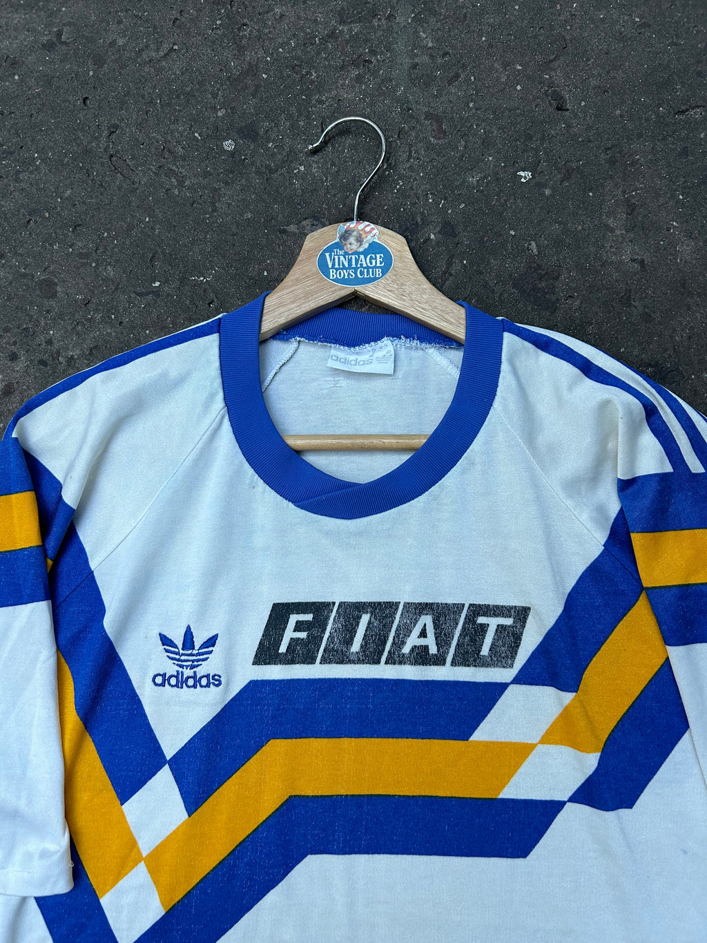Camiseta Boca 1990 Suplente Fiat  Blanca Original