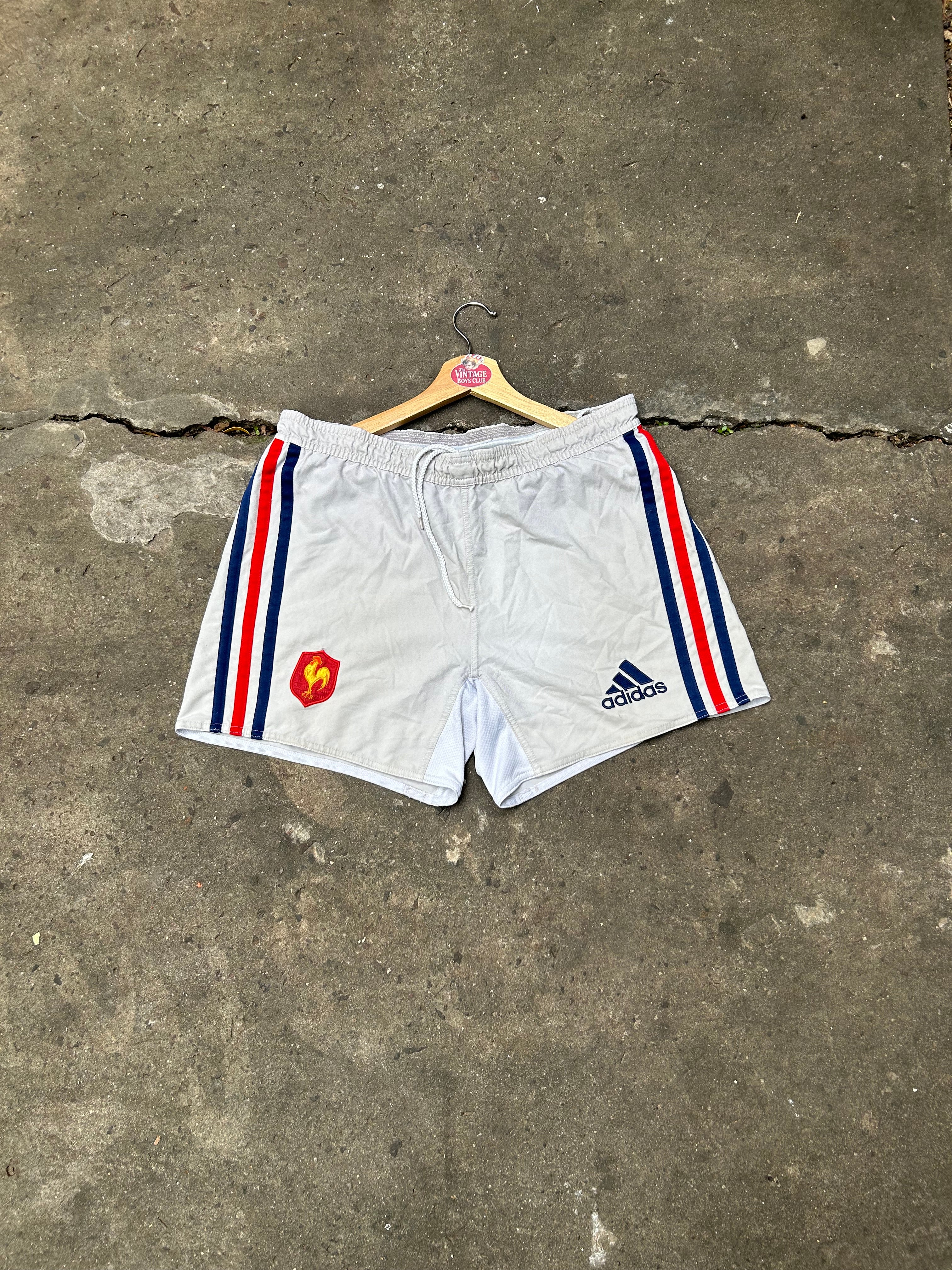 Short Francia Rugby Adidas Blanco Original