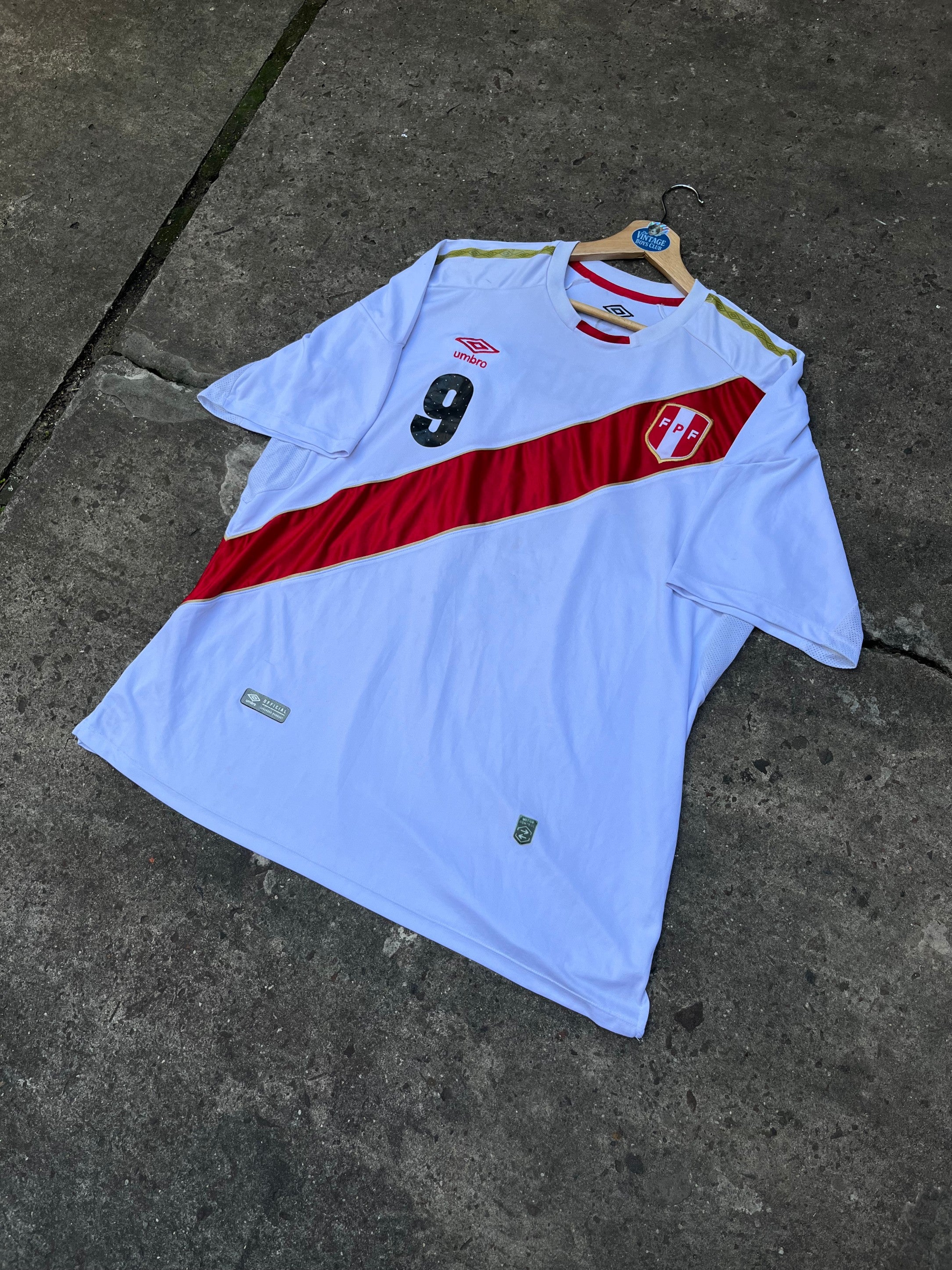 Camiseta Peru de Paolo Guerrero Original